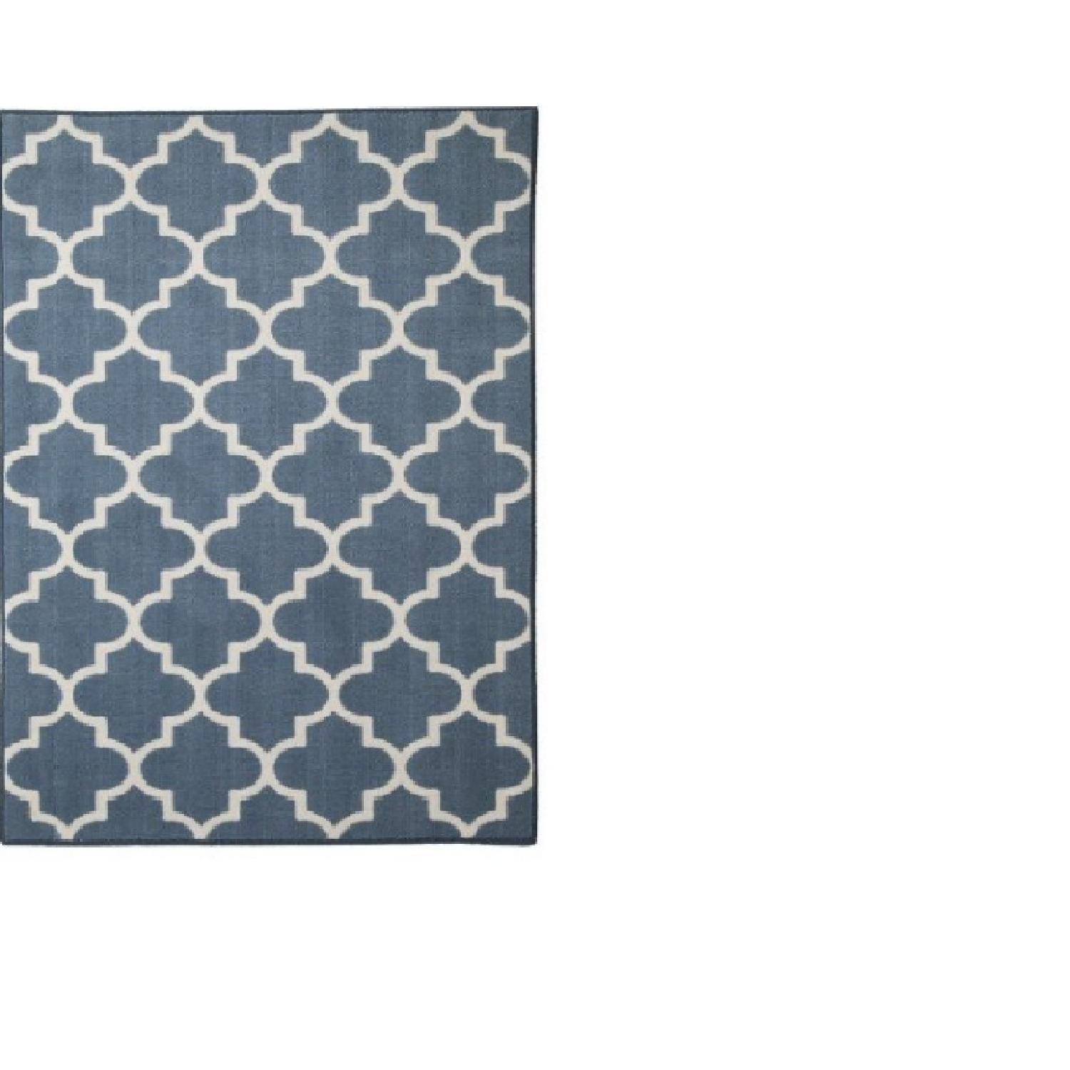Fretwork Gray Rug - image-1