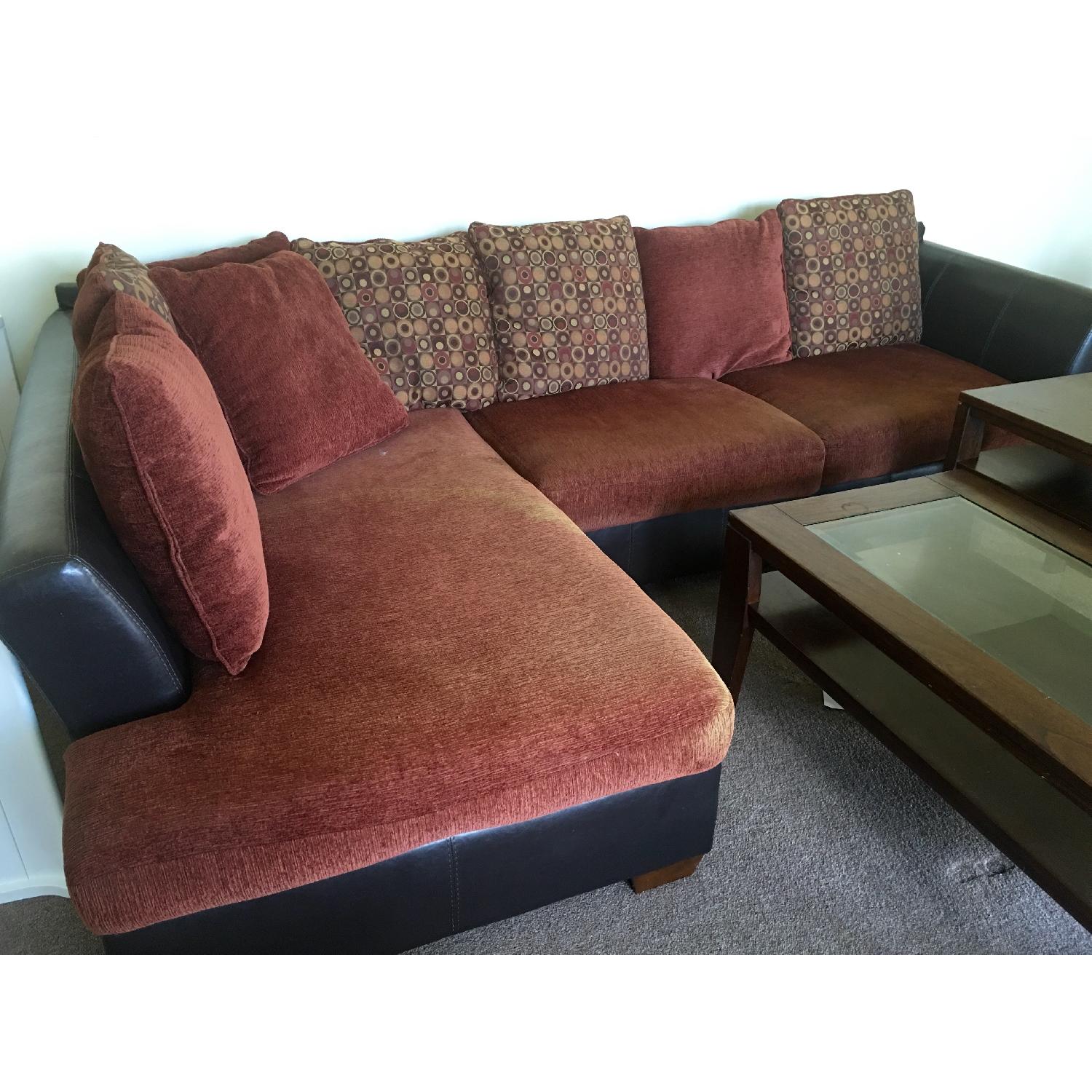 Ashley's Sectional Sofa + Center Table + 2 Side Tables - image-1