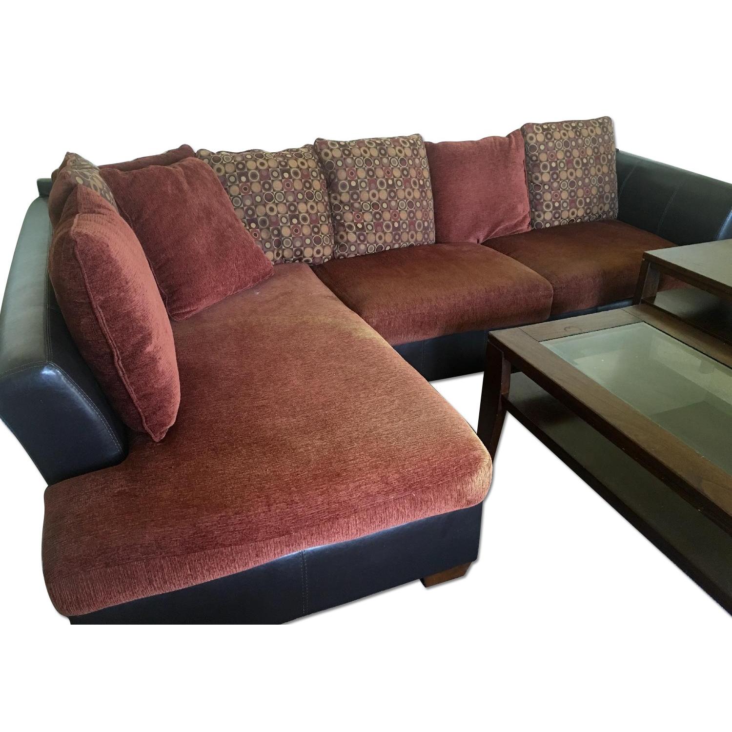 Ashley's Sectional Sofa + Center Table + 2 Side Tables - image-0
