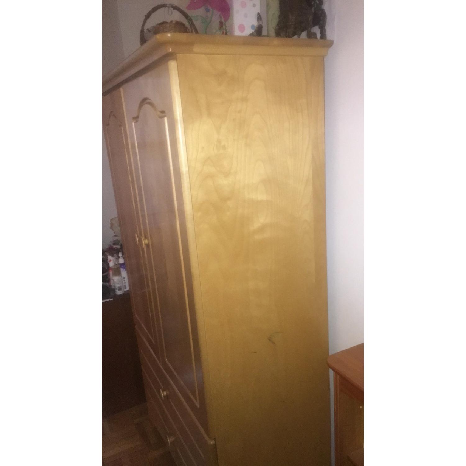 Solid Maple Armoire - image-2