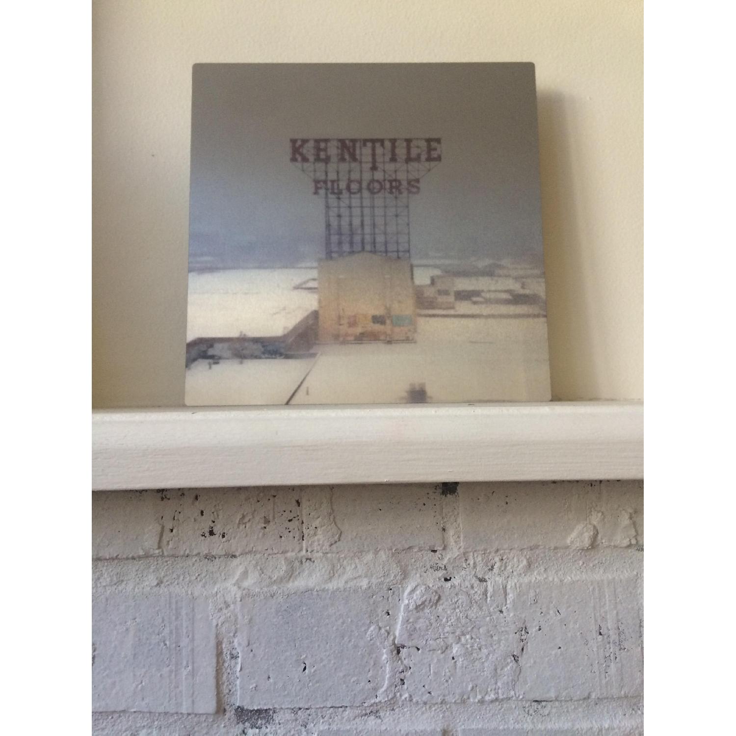 Iconic Kentile Floor Sign Photograph on Floating Steel Frame - image-4