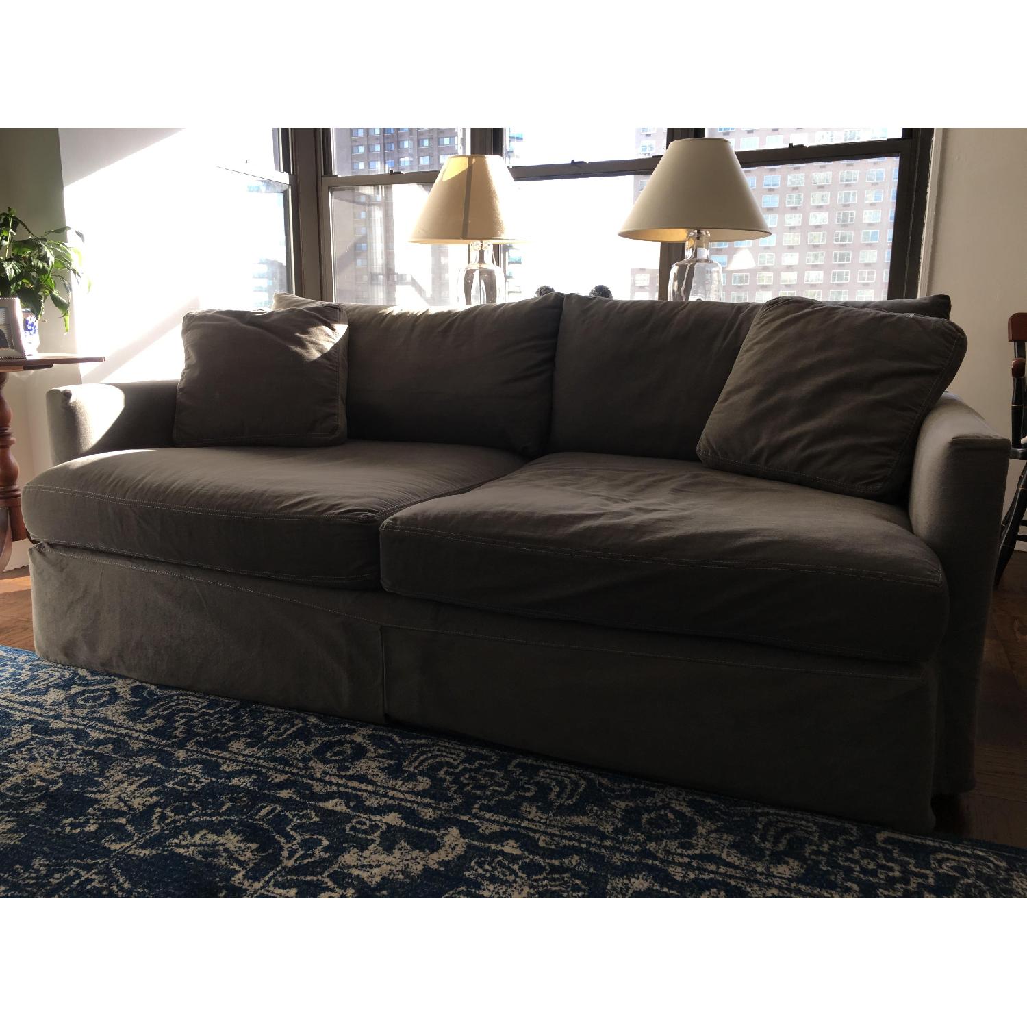 Crate & Barrel Lounge II Slipcovered Sofa - image-3