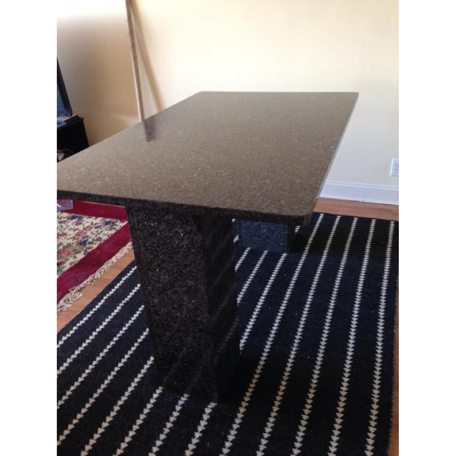 Custom Cut Blue Pearl Granite Dinner Table - image-2