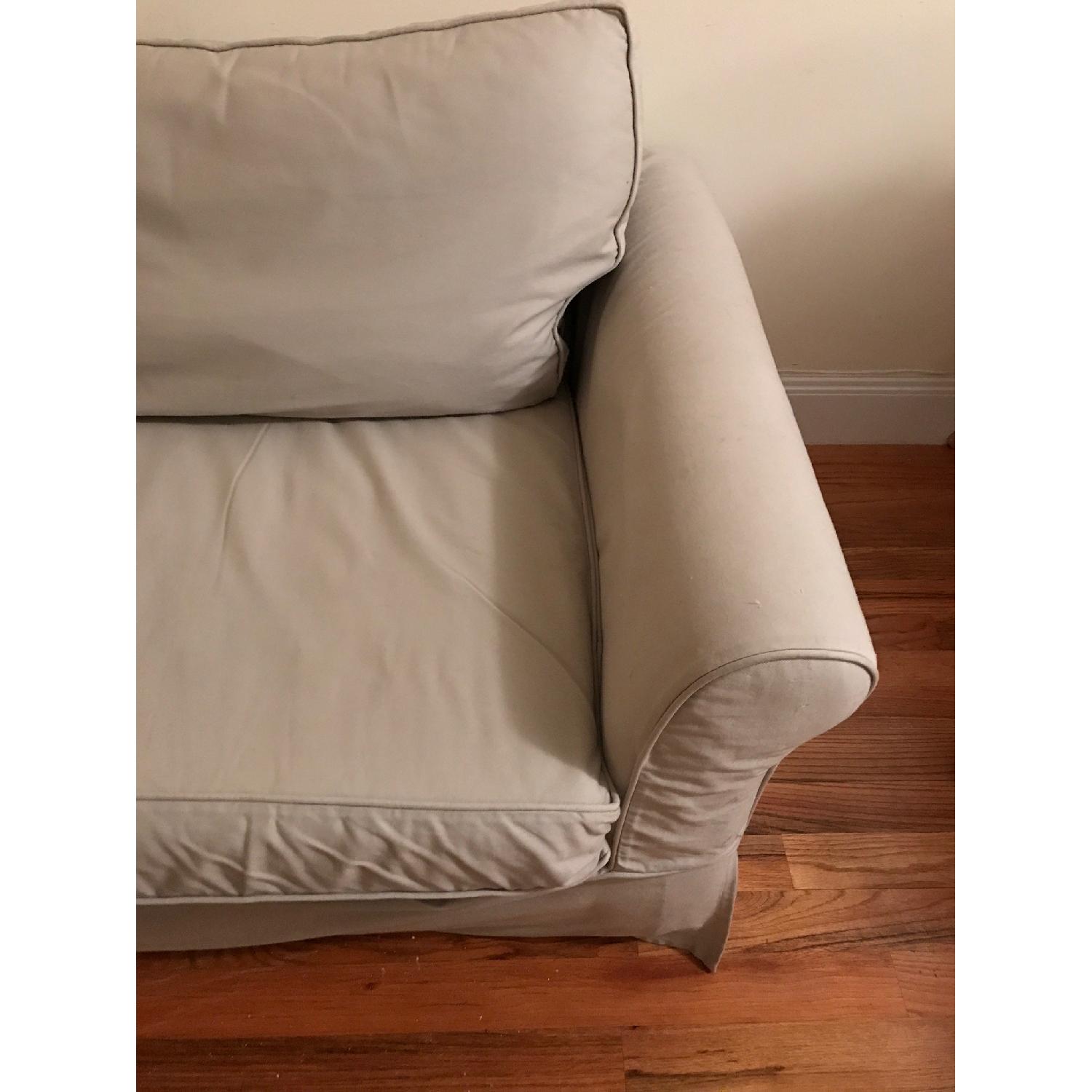 Pottery Barn Gray Sofa - image-2