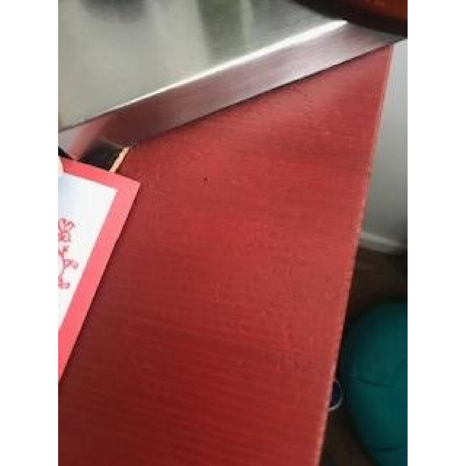 Ikea Hemnes Red Side Table w/ Custom Hardware - image-3