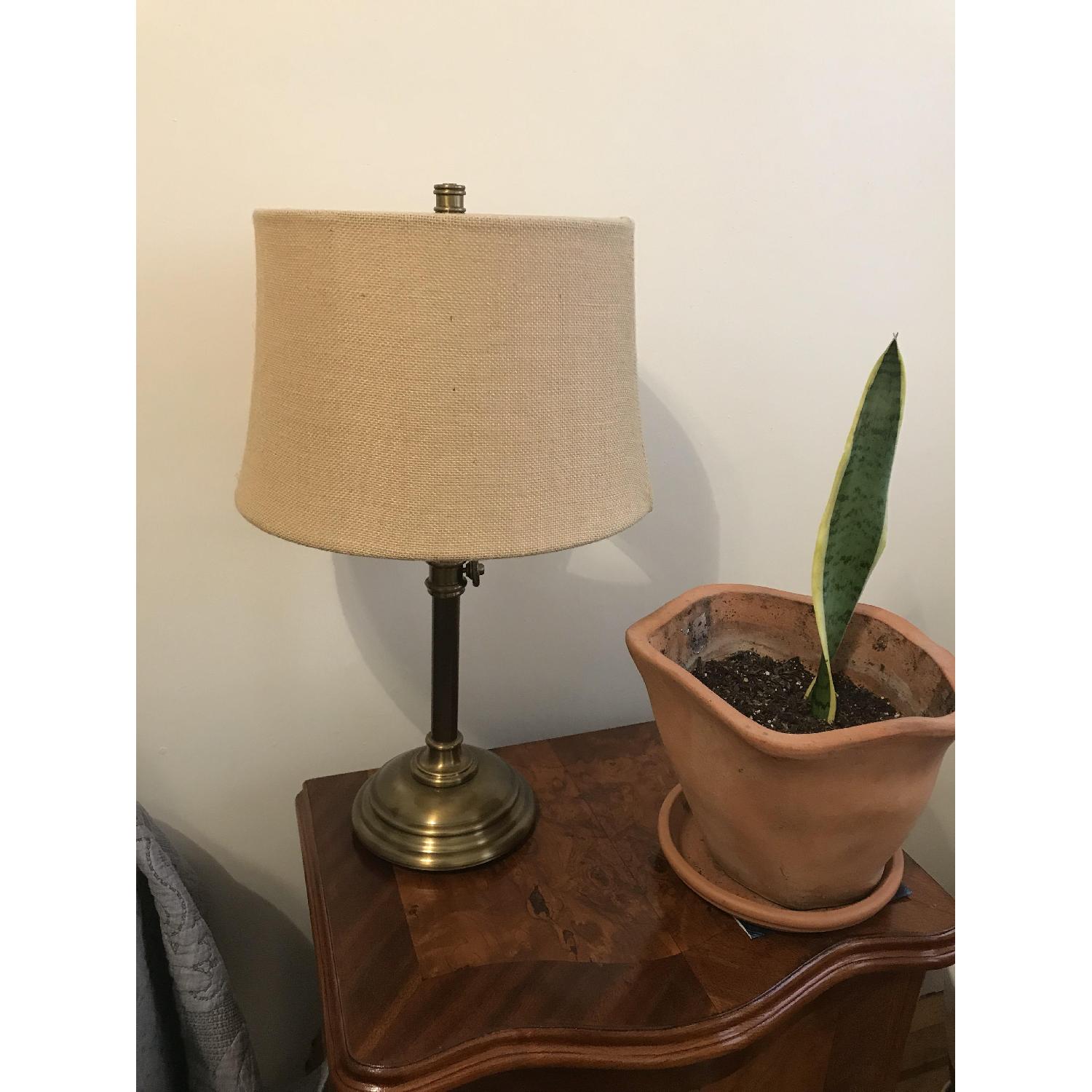 Pottery Barn Chelsea Table Lamp Base w/ Lamp Shade - AptDeco