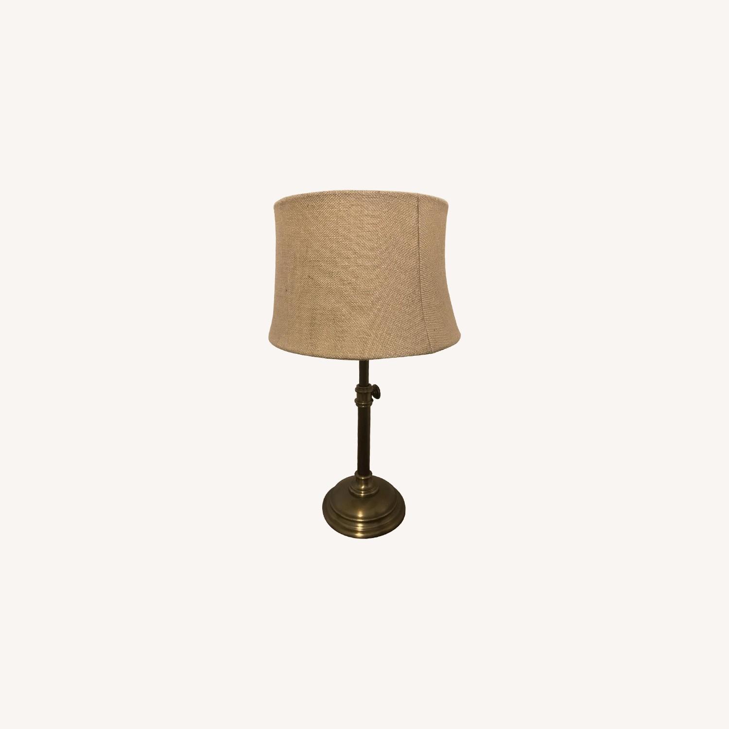 Pottery Barn Chelsea Table Lamp Base w/ Lamp Shade - AptDeco