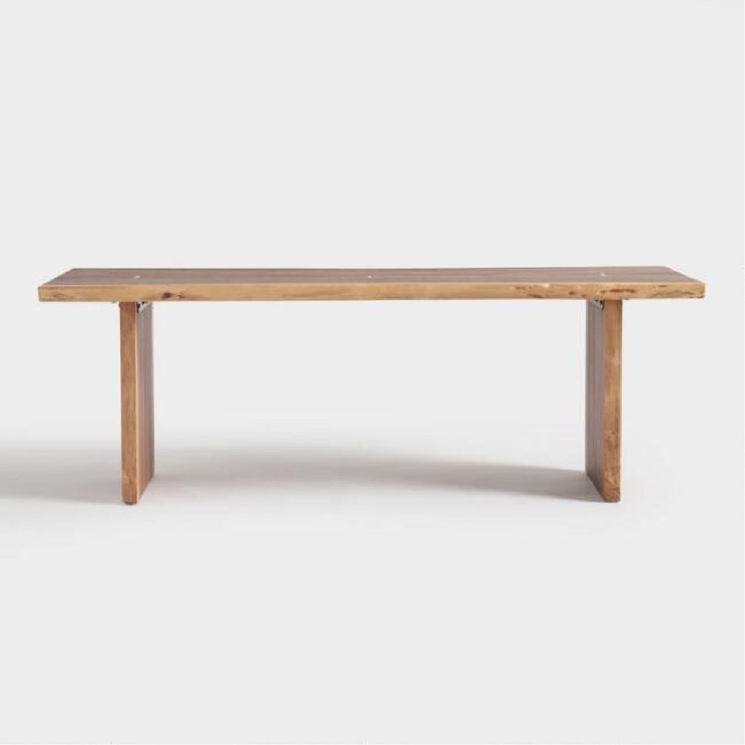 World Market Live Edge Wood Sansur Coffee Table - image-2