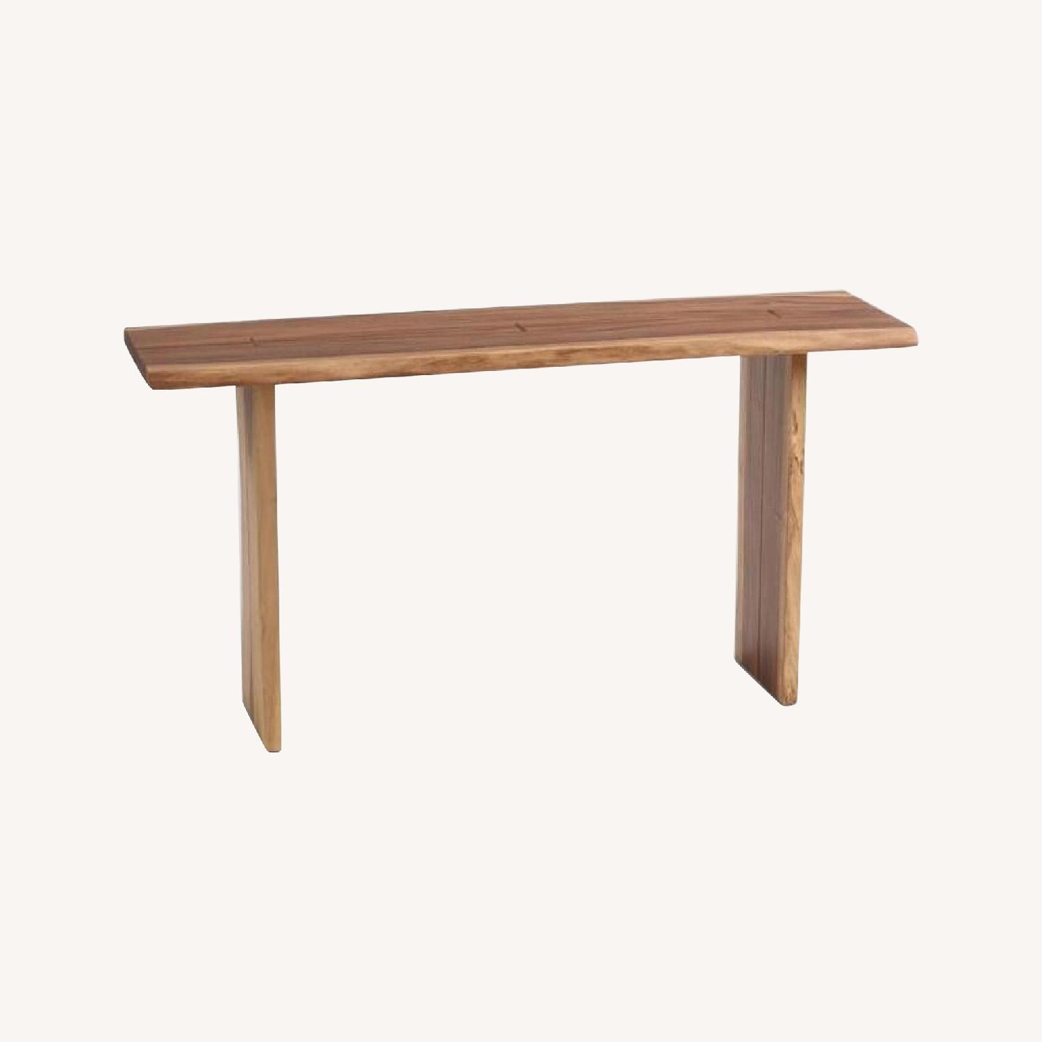 World Market Live Edge Wood Sansur Console Table AptDeco