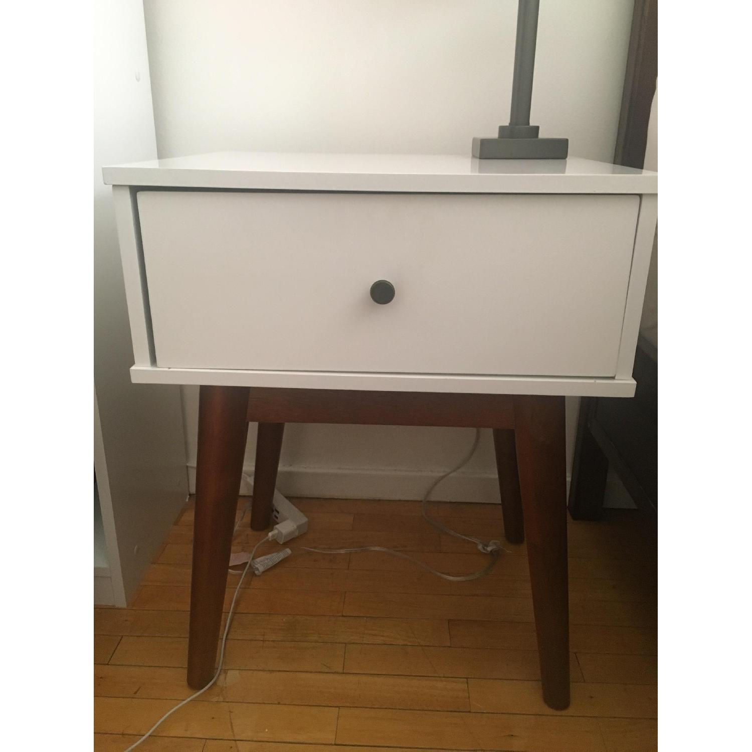 Amherst Mid Century Modern Two-Tone Side Table - image-1