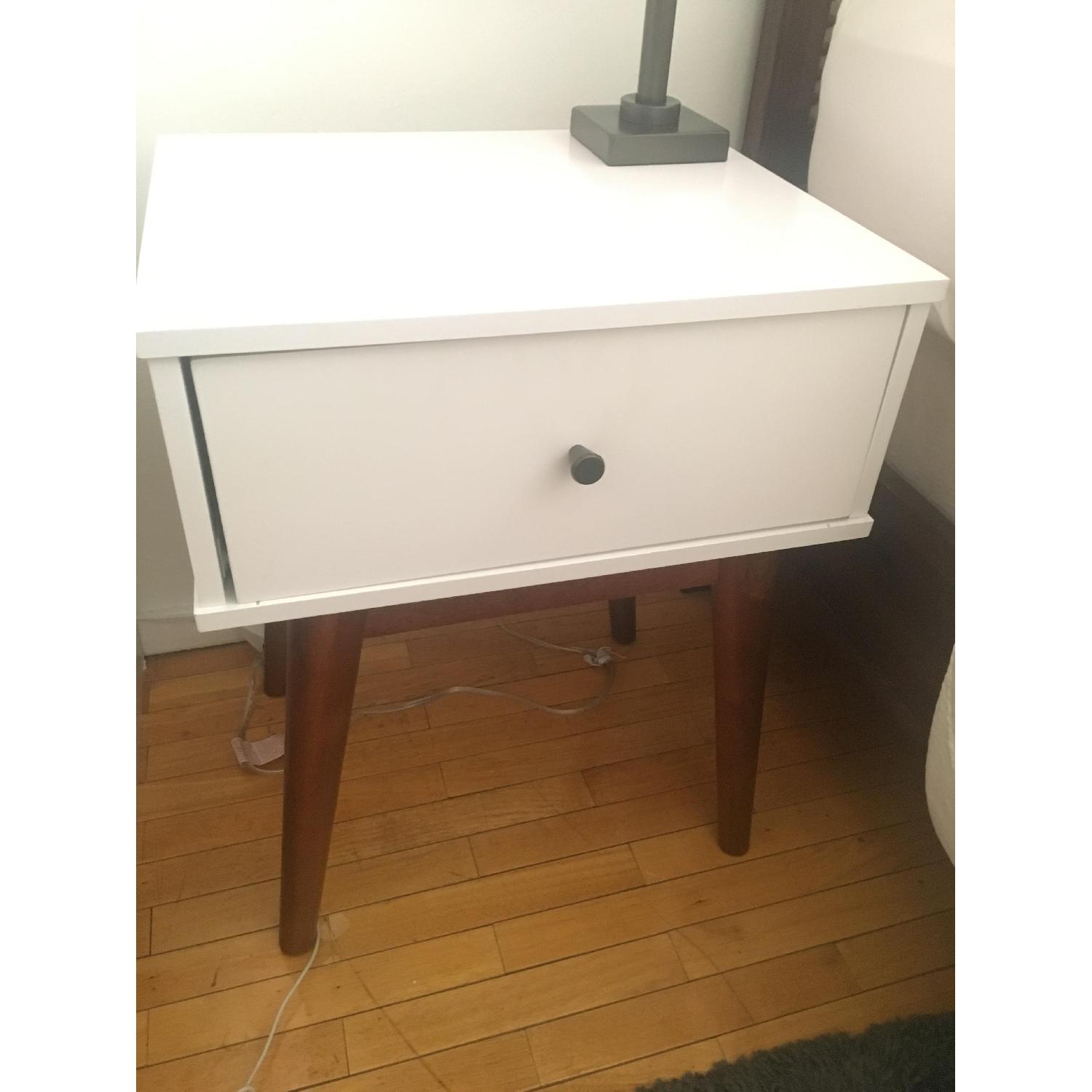 Amherst Mid Century Modern Two-Tone Side Table - image-2