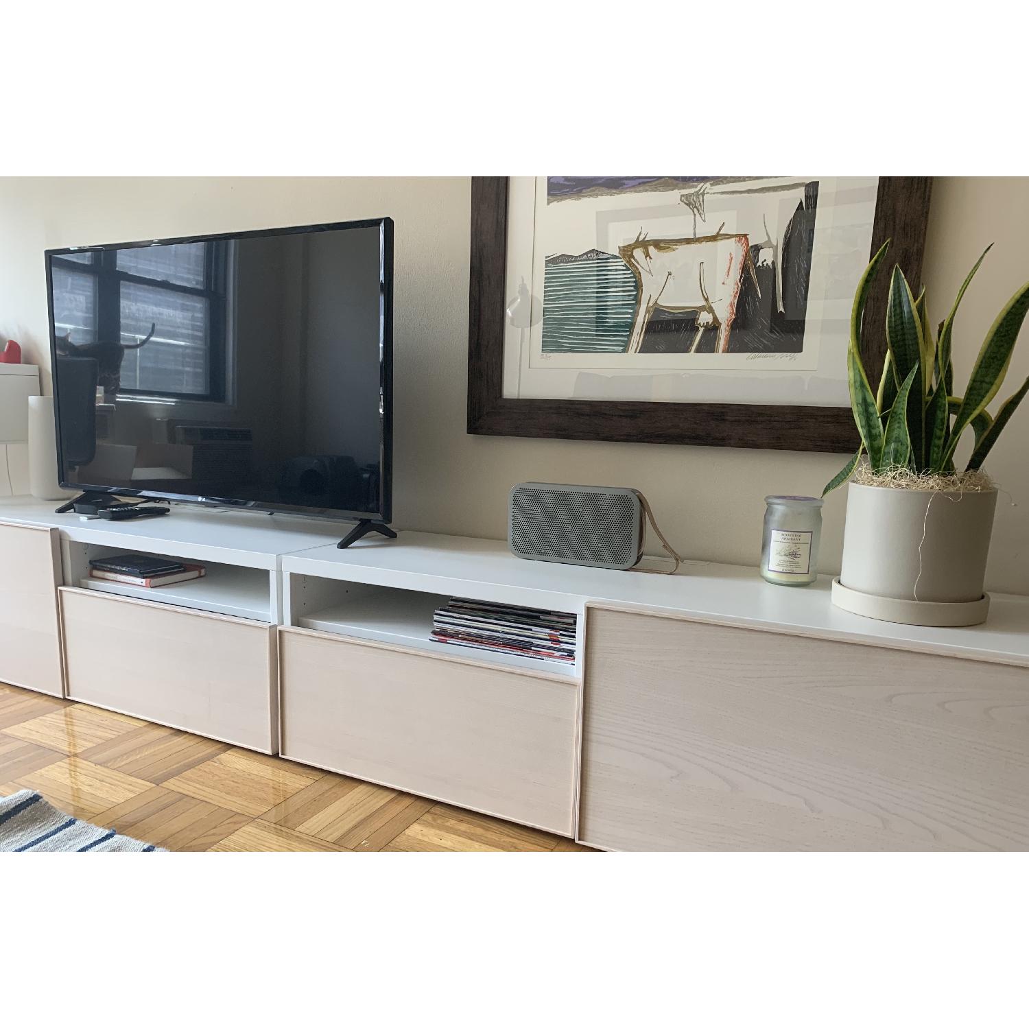 Ikea Besta TV Units w/ Storage - image-2