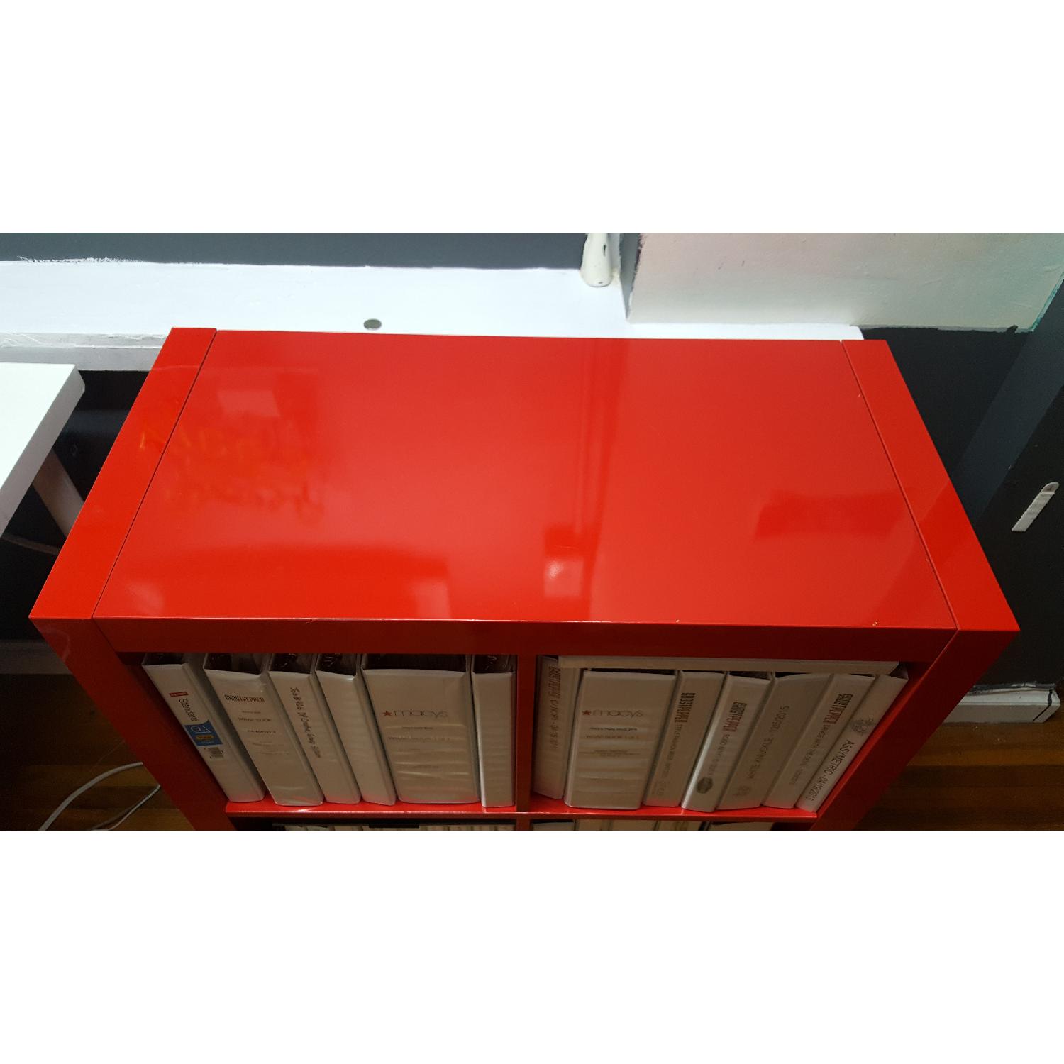 Ikea Kallax Red Gloss Cube - image-4