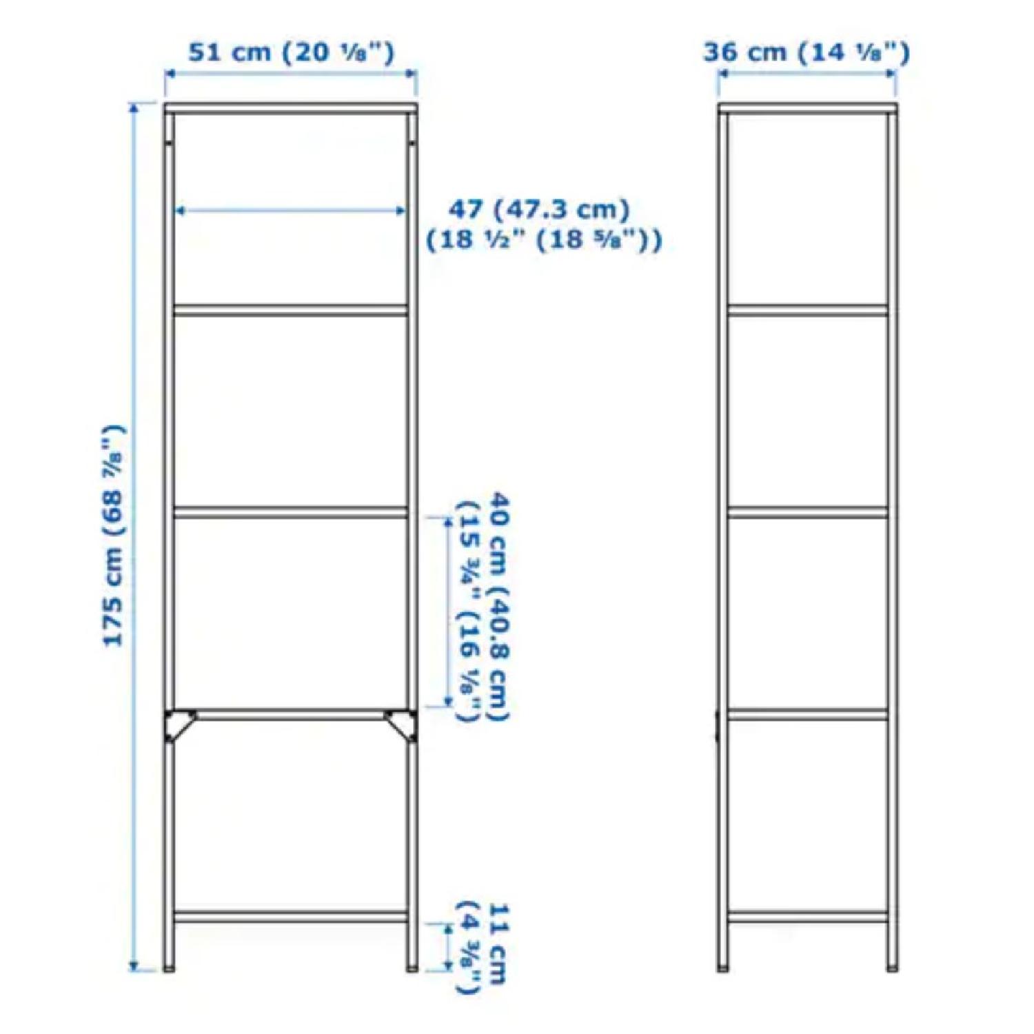Ikea Vittsjo White Shelf Unit - image-2