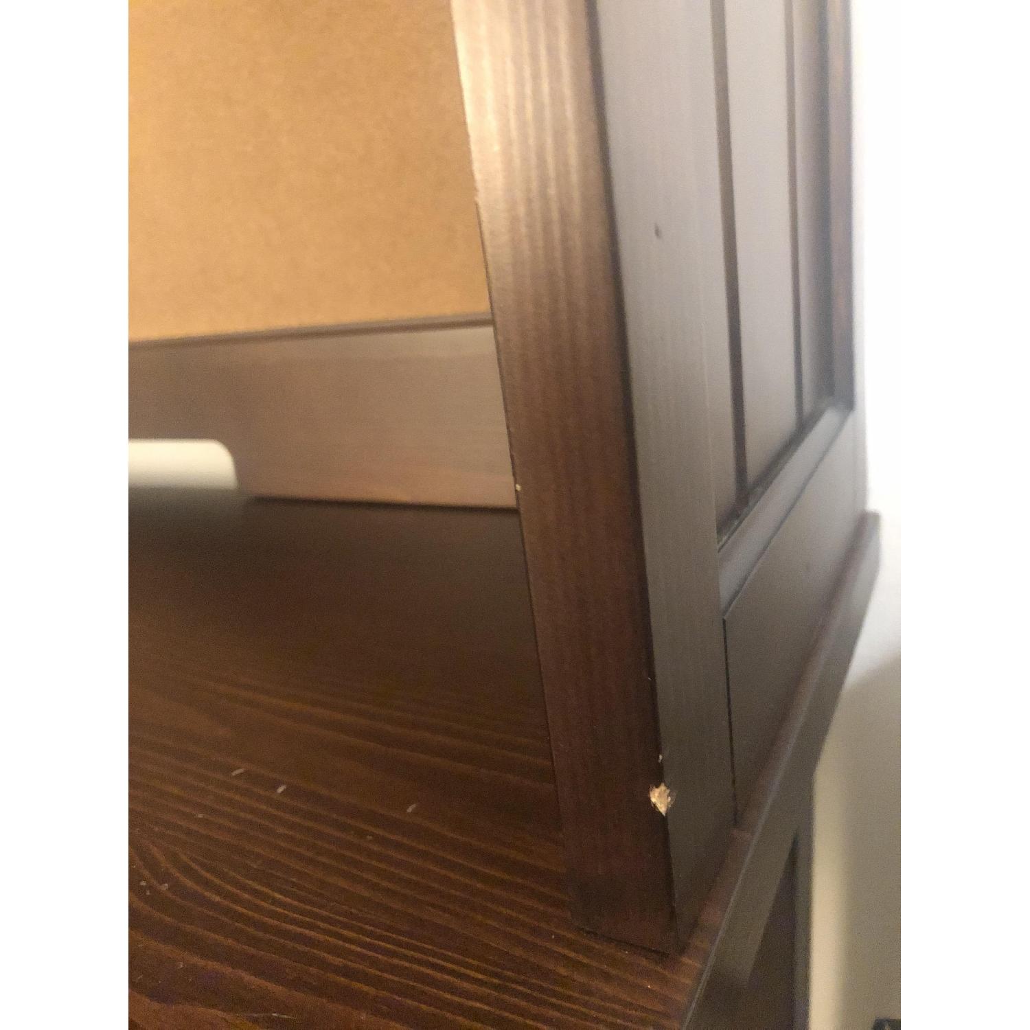 Pottery Barn Beadboard Space Saving Desk & Hutch - image-6