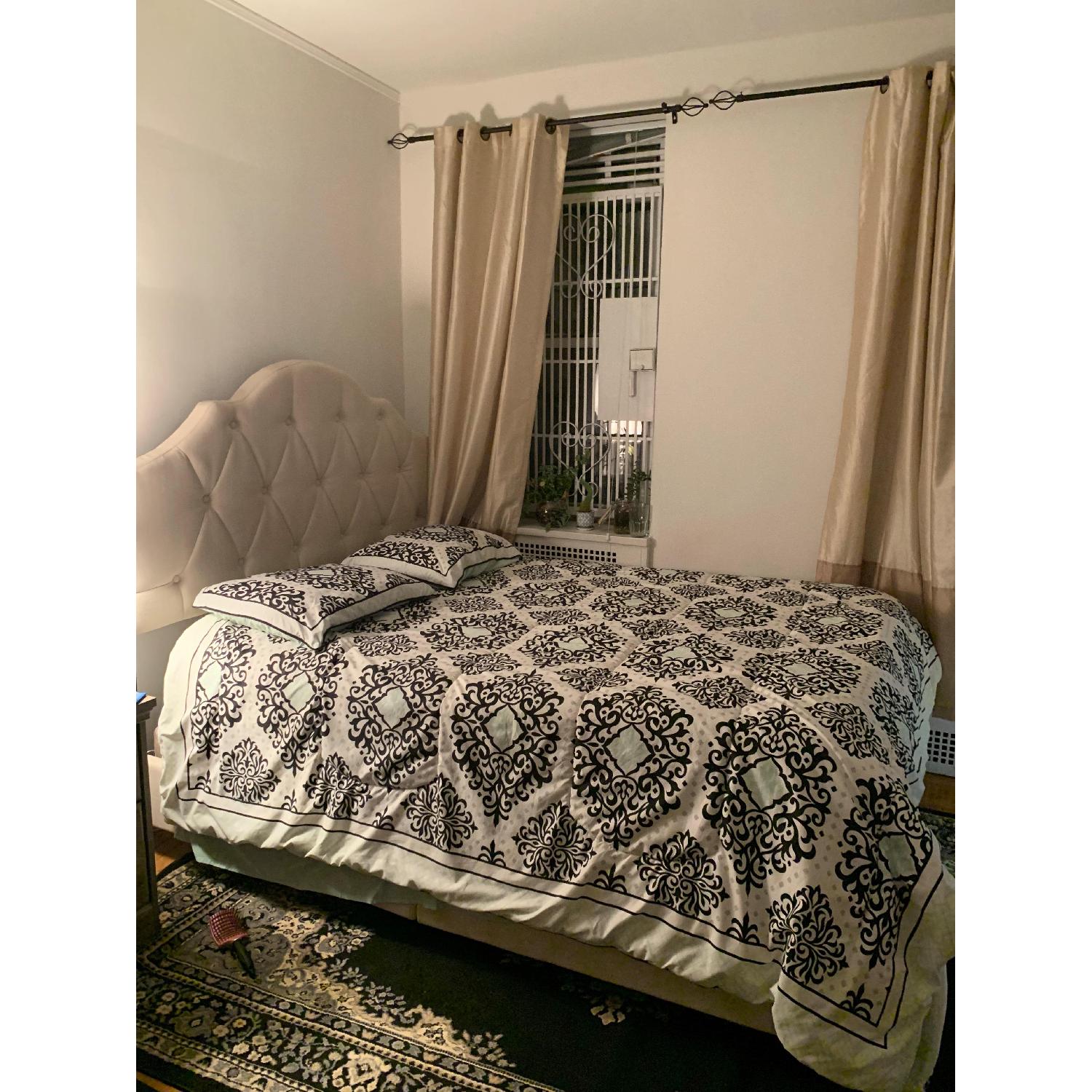 Andover Mills Queen Upholstered Panel Bed - image-1