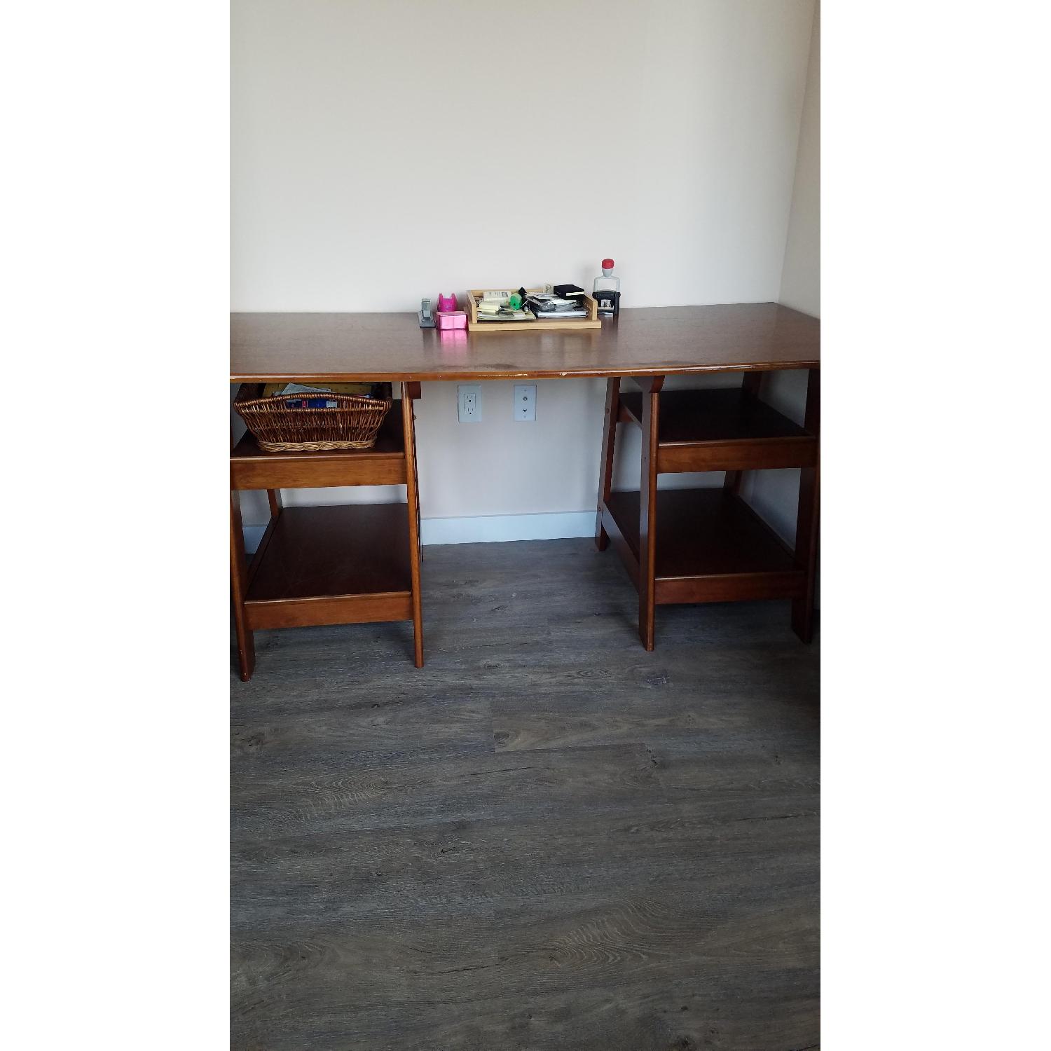 Home Depot Trestle Leg Desk AptDeco