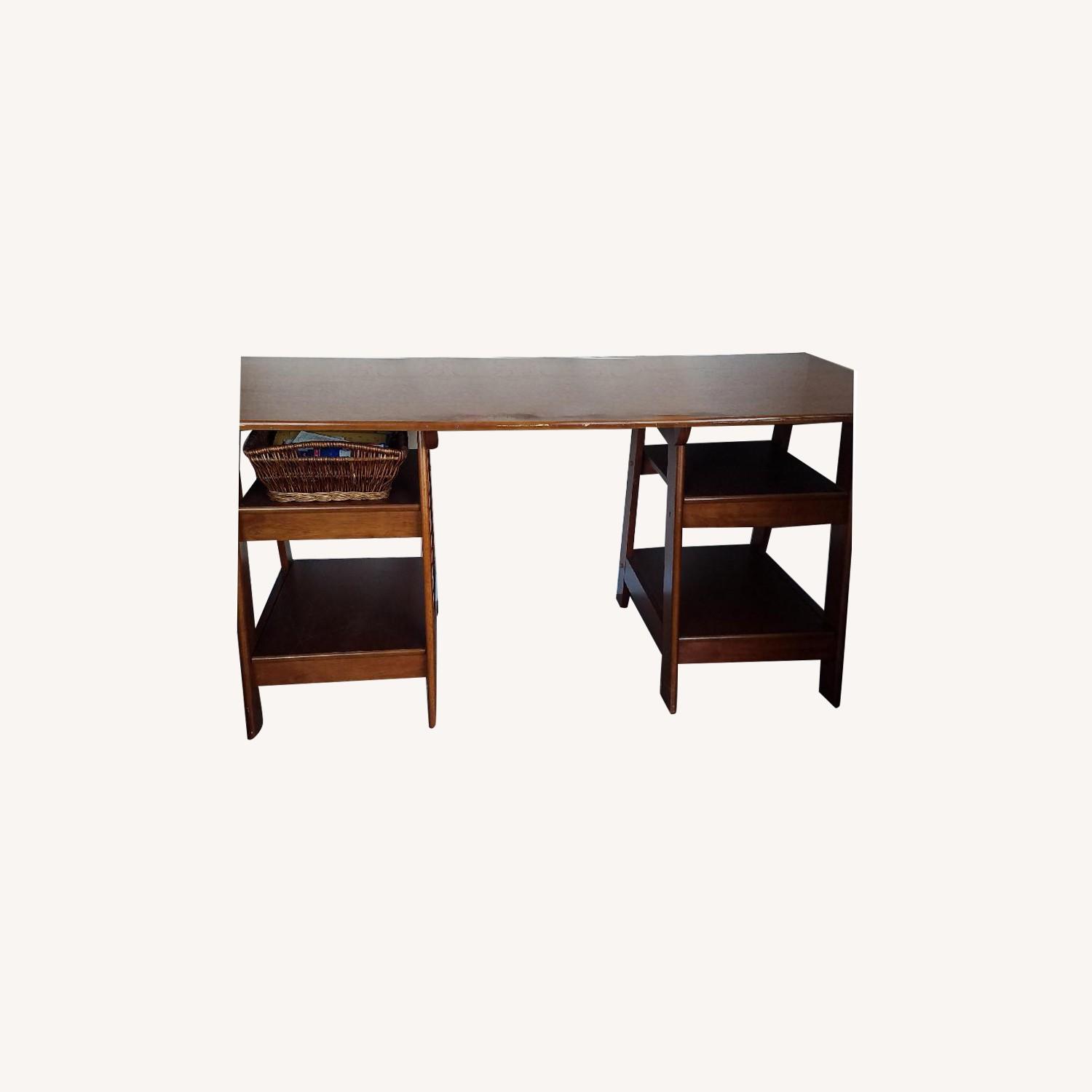 Home Depot Trestle Leg Desk AptDeco