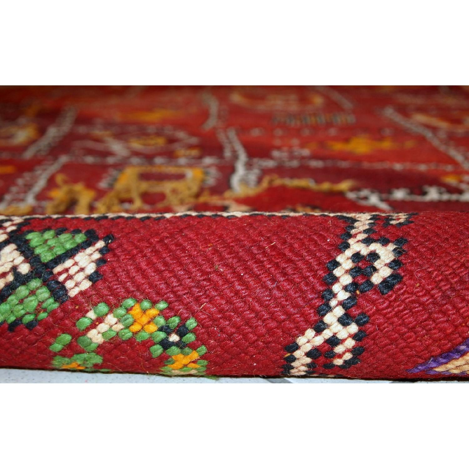 Antique Handmade Moroccan Berber Rug - image-2