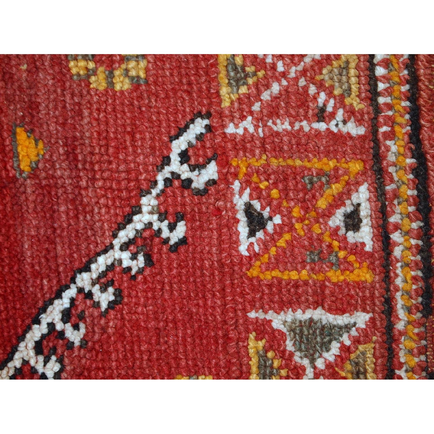 Antique Handmade Moroccan Berber Rug - image-4