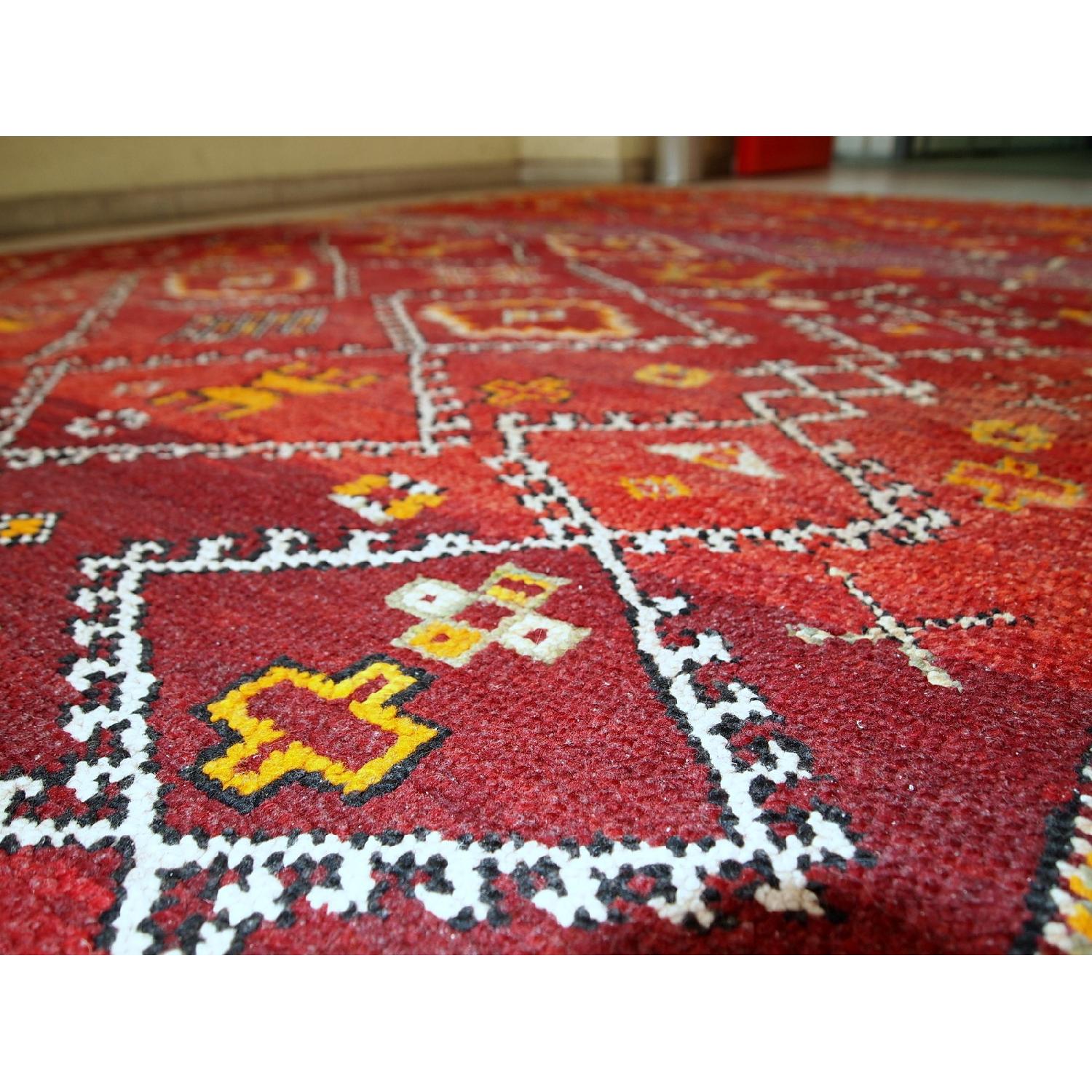 Antique Handmade Moroccan Berber Rug - image-5