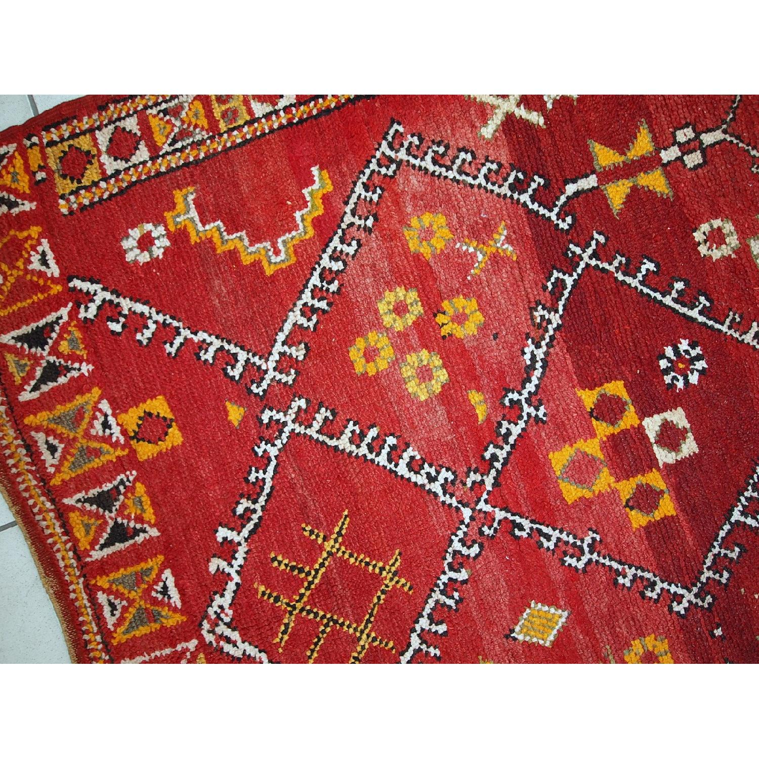 Antique Handmade Moroccan Berber Rug - image-9