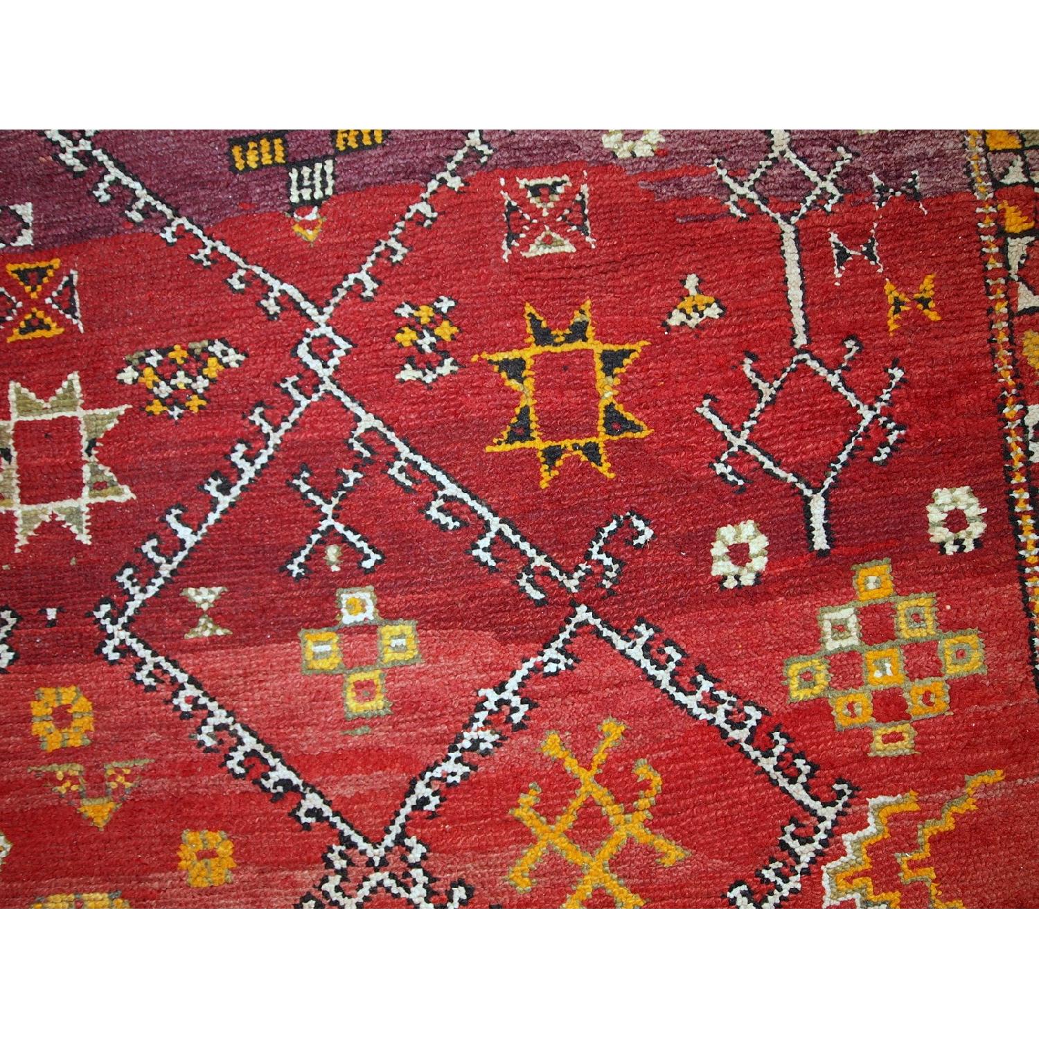 Antique Handmade Moroccan Berber Rug - image-10