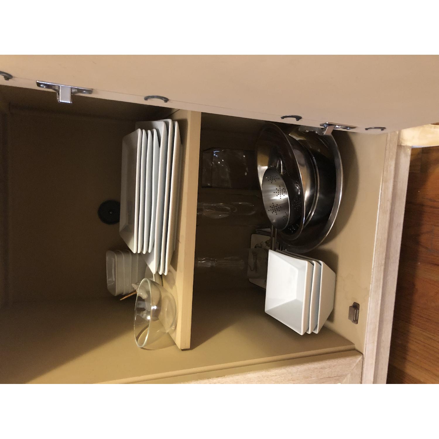 Pier 1 Mirrored Natural TV Stand/Credenza - image-4