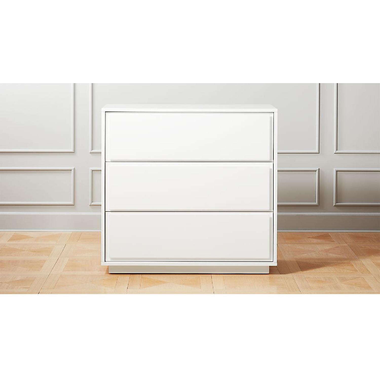 CB2 White Lacquer Dresser - image-1