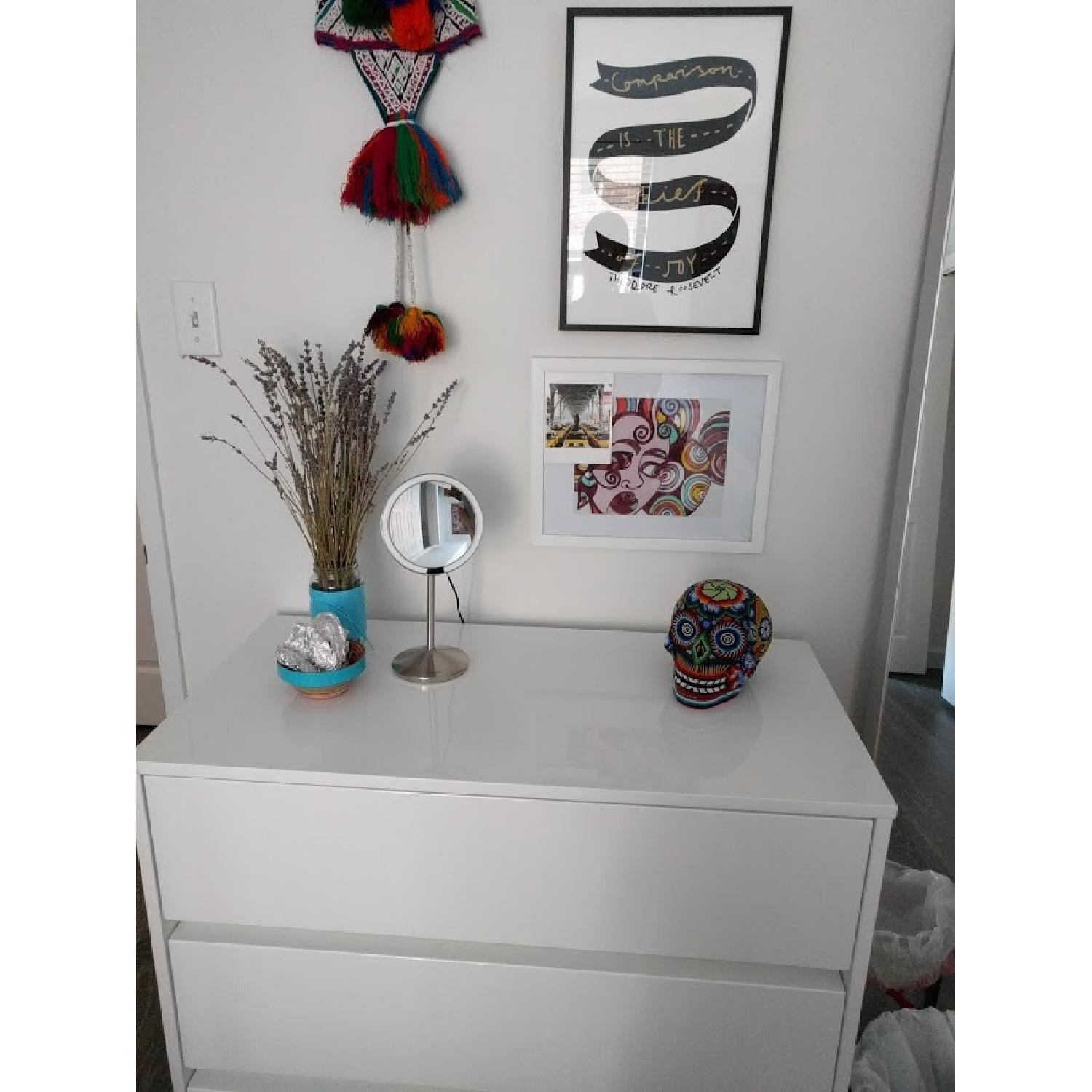 CB2 White Lacquer Dresser - image-2