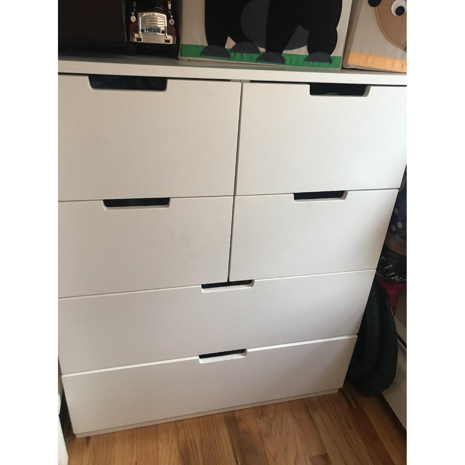 Ikea Nordli 6 Drawer Dresser in White - image-1