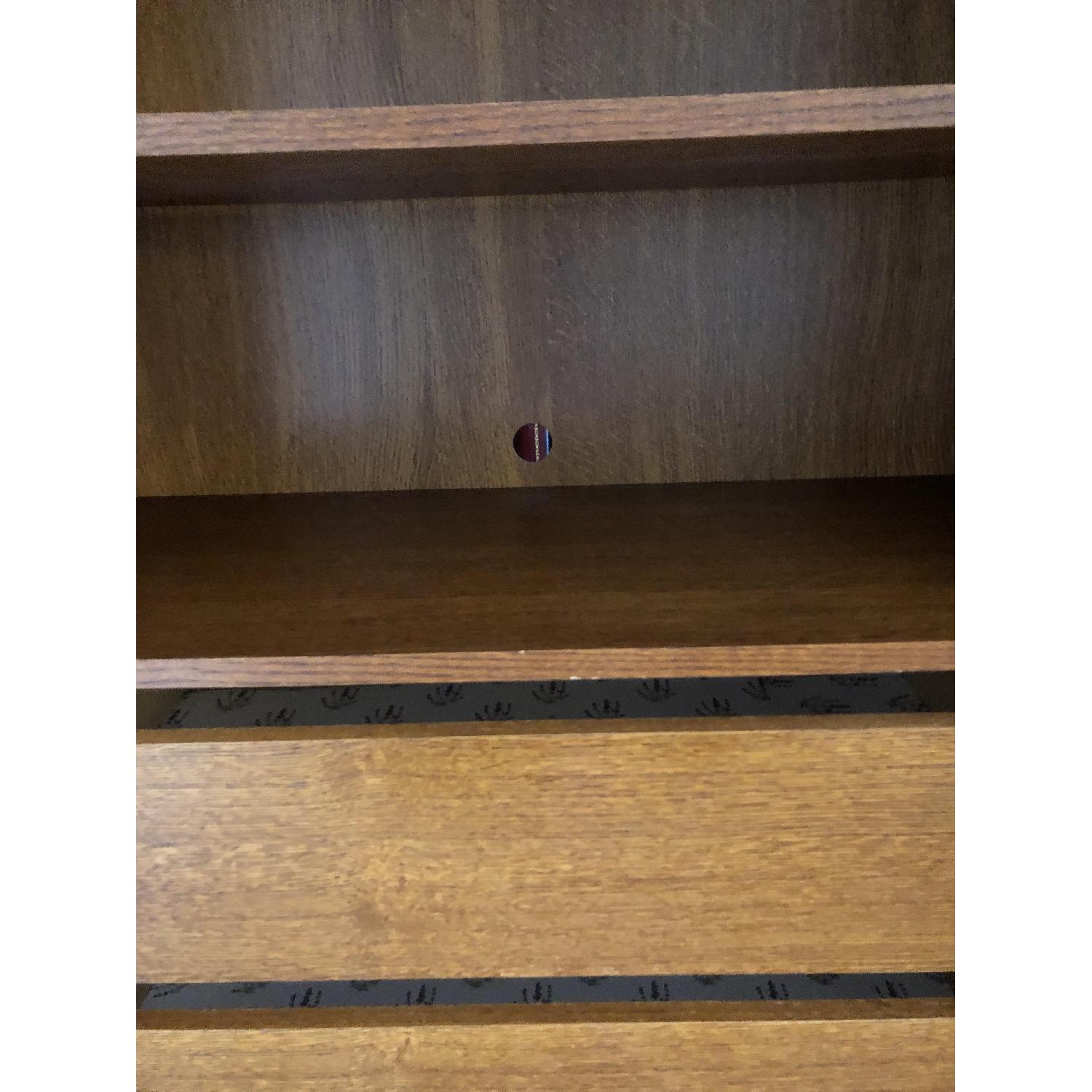 Mission Style Oak Armoire - image-4