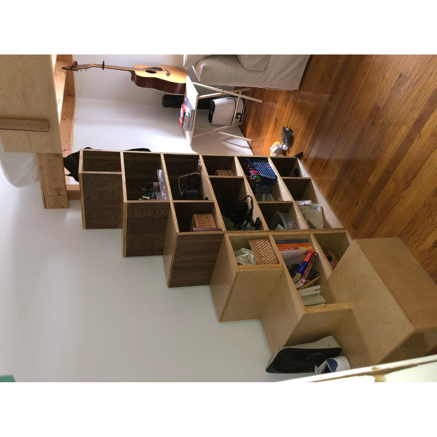 Zen Carpentry Custom Loft Bed w/ Storage Steps - image-3