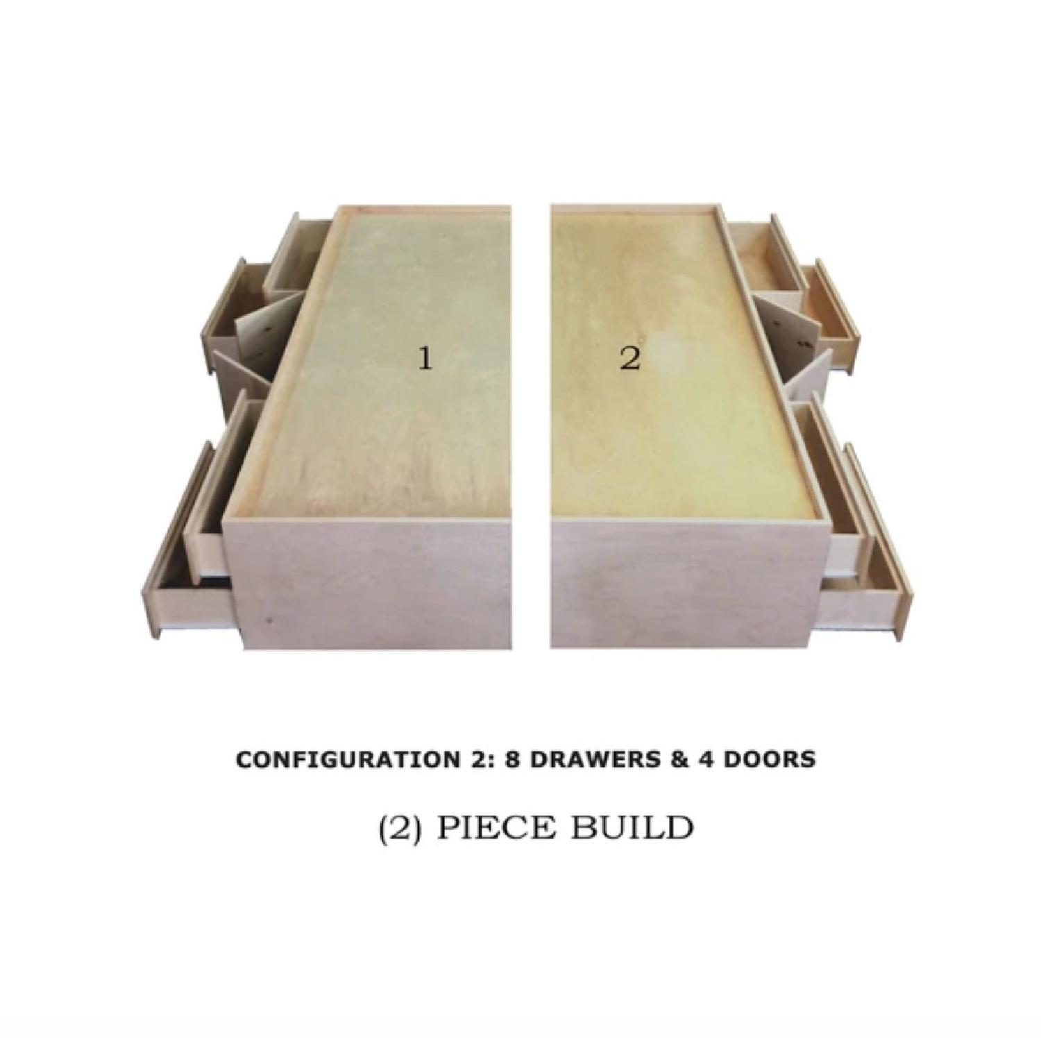 Gothic Cabinet Craft Espresso Full Storage Bed - image-1