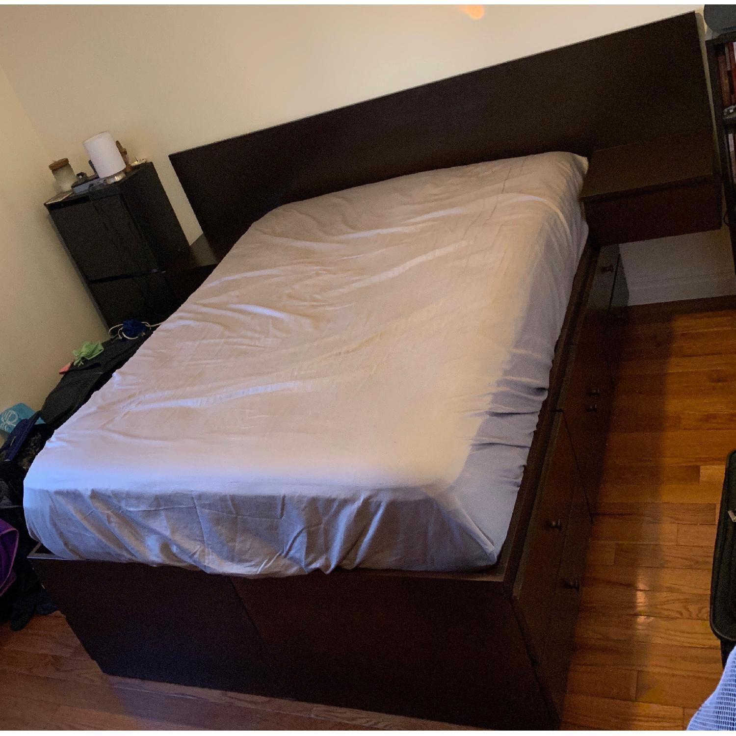 Gothic Cabinet Craft Espresso Full Storage Bed - image-5