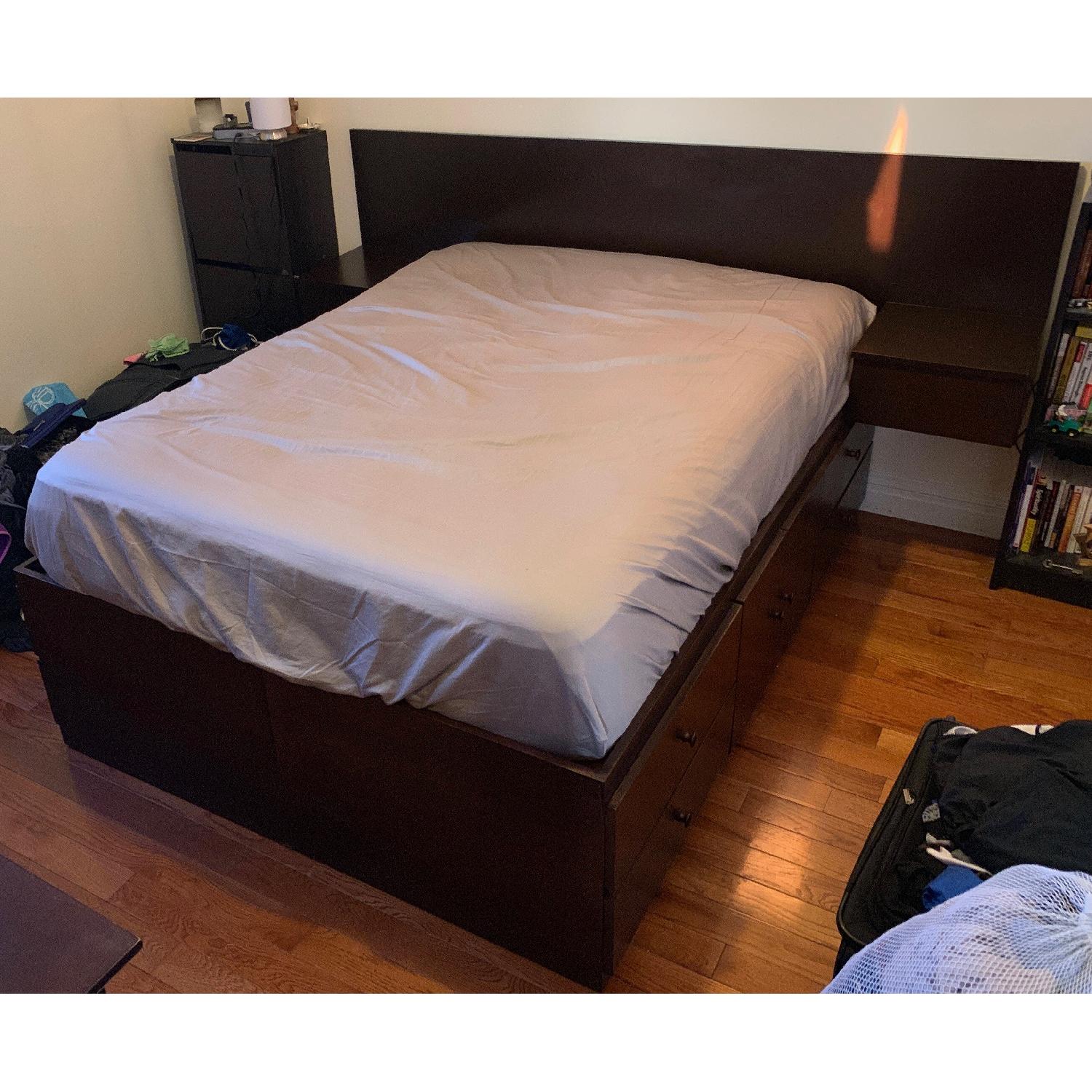 Gothic Cabinet Craft Espresso Full Storage Bed - image-8