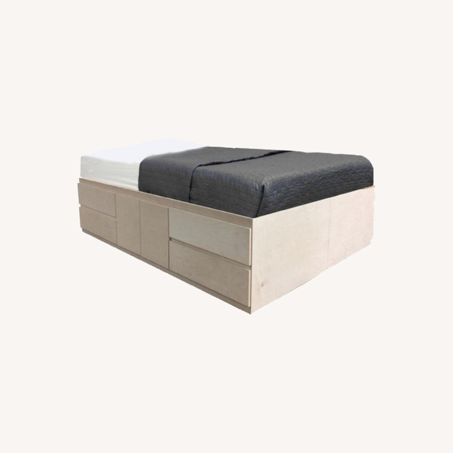 Gothic Cabinet Craft Espresso Full Storage Bed - image-0