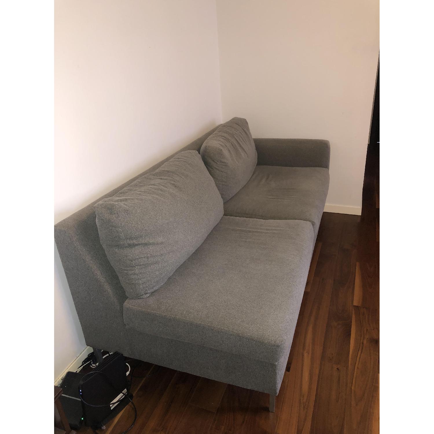 Grey 2-Piece Chaise Sectional Sofa - image-1