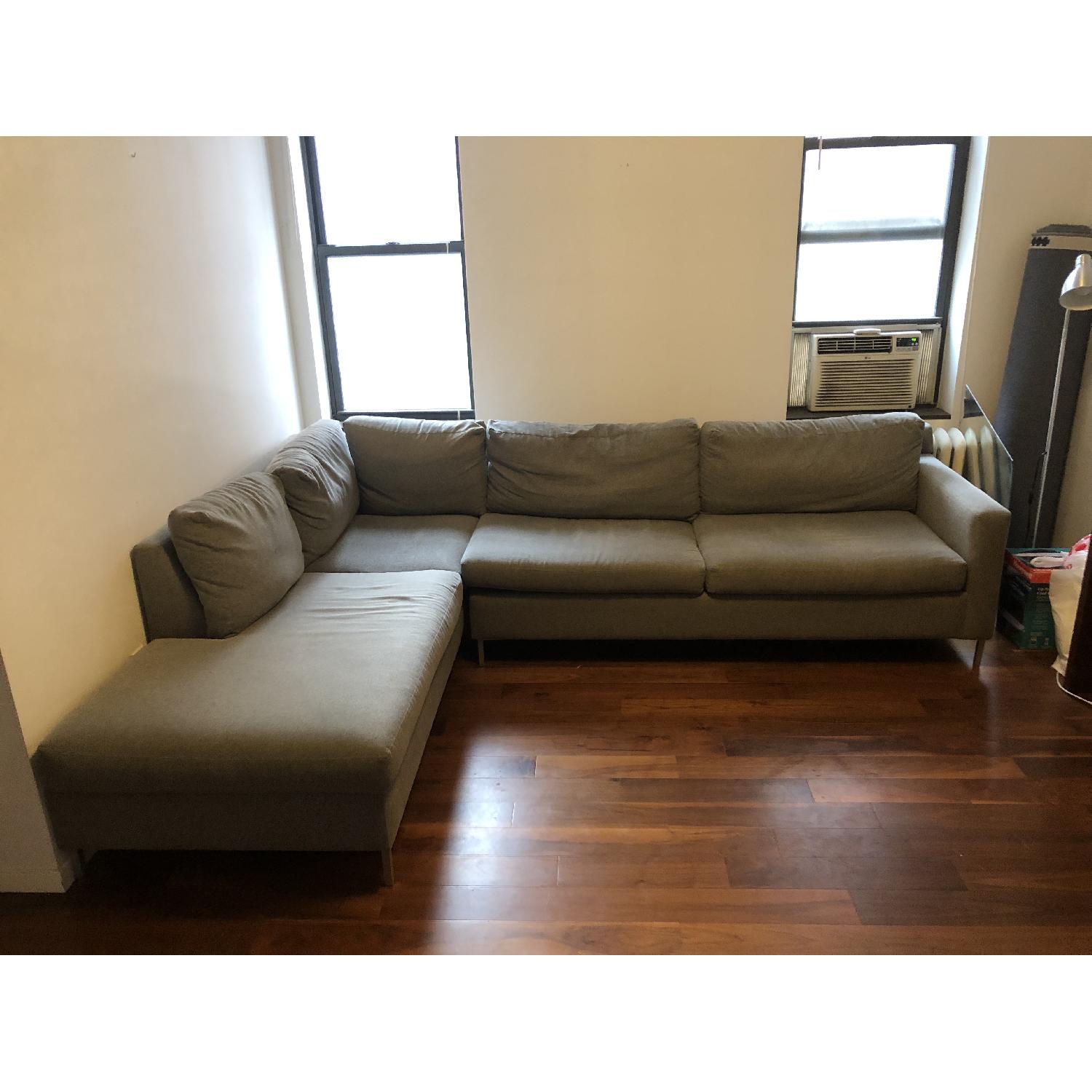 Grey 2-Piece Chaise Sectional Sofa - image-7
