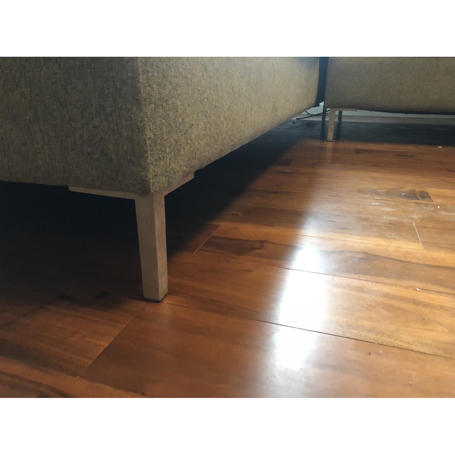 Grey 2-Piece Chaise Sectional Sofa - image-8