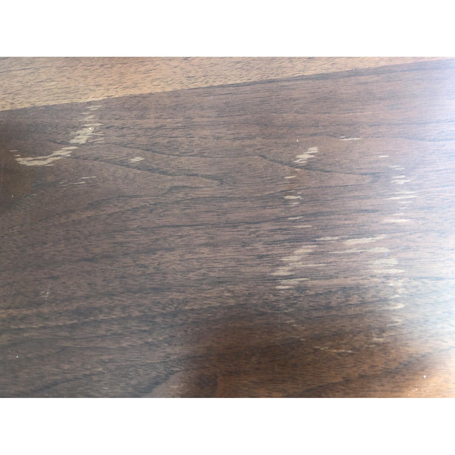 West Elm Walnut Wine Cabinet w/ Brass Hardware - image-6