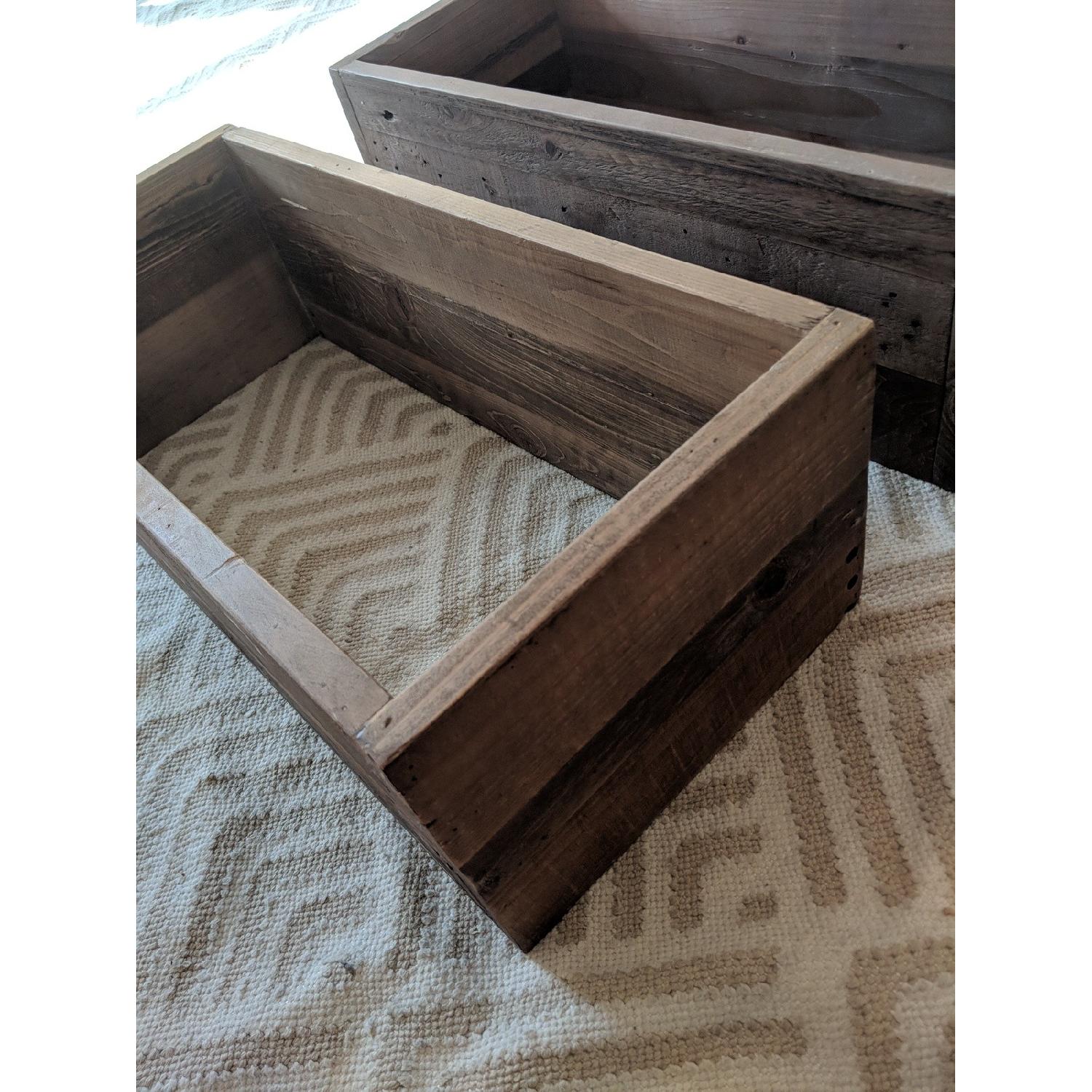 West Elm Reclaimed Wood Shelves - image-3