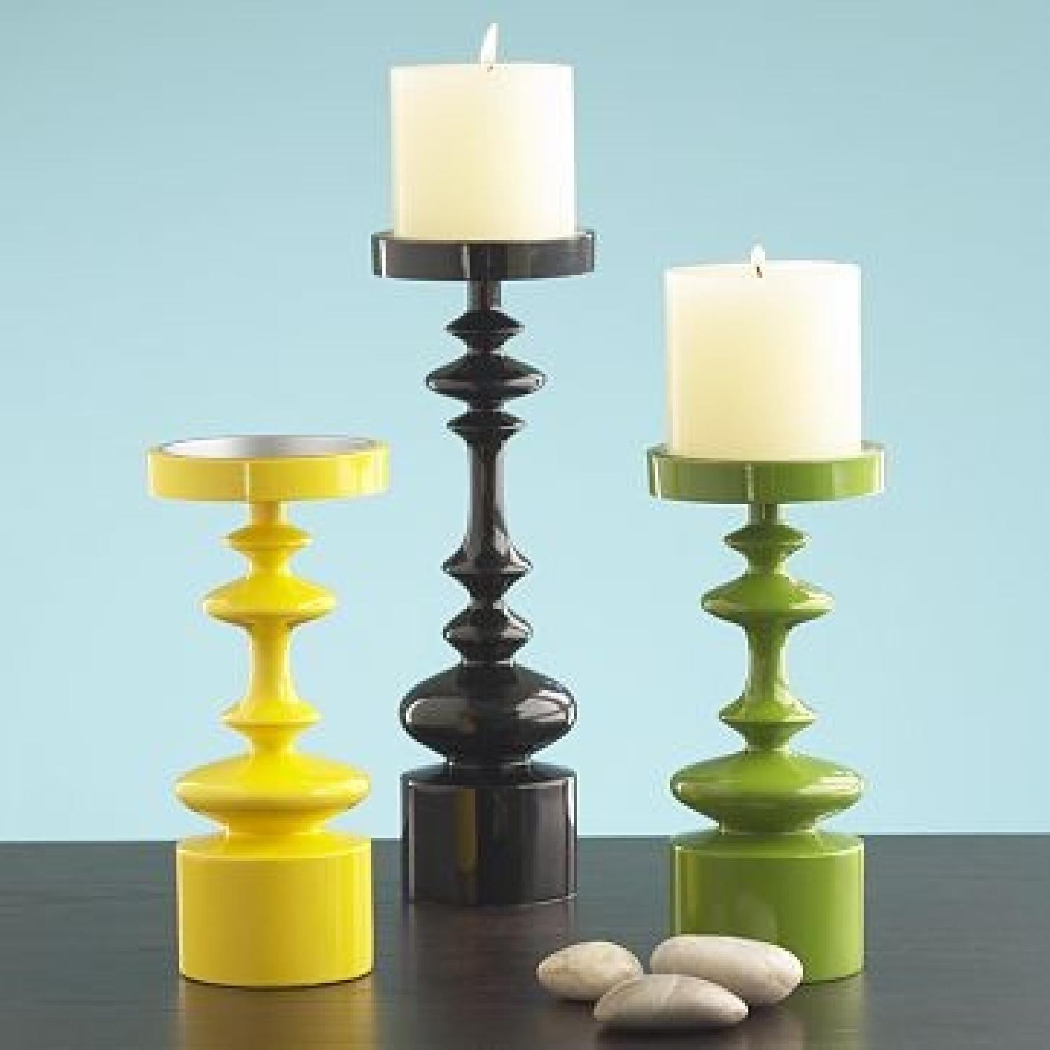 West Elm Yellow Candlestick - image-4