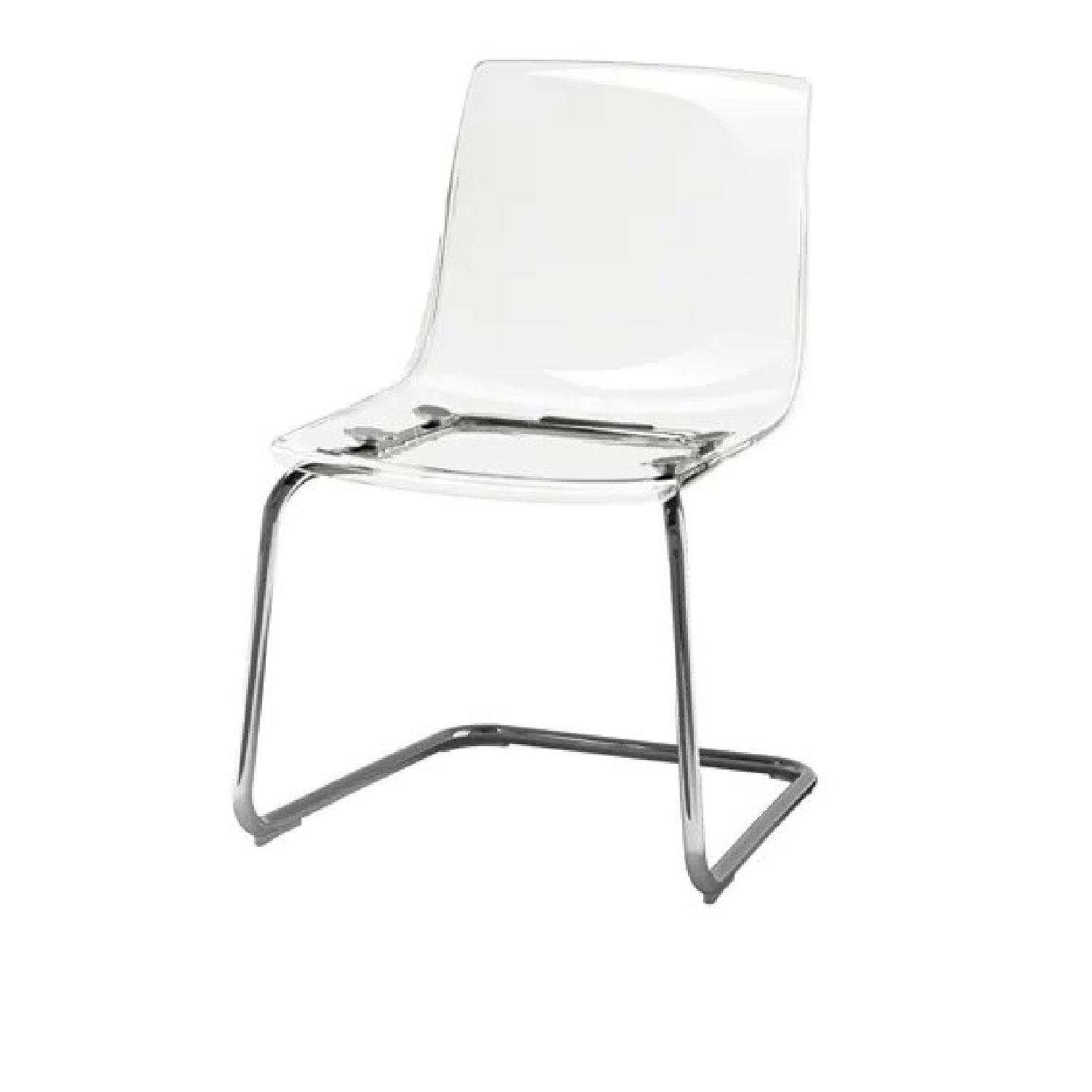 Ikea Tobias Clear Chairs AptDeco