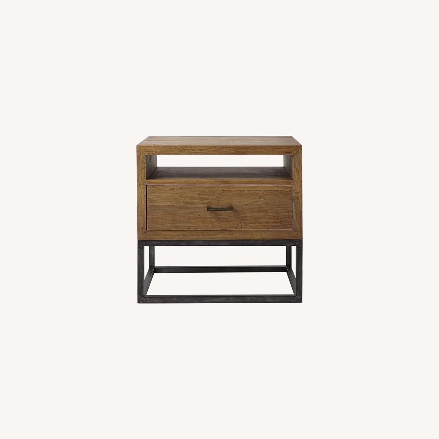 West Elm Reclaimed Wood Nightstand AptDeco