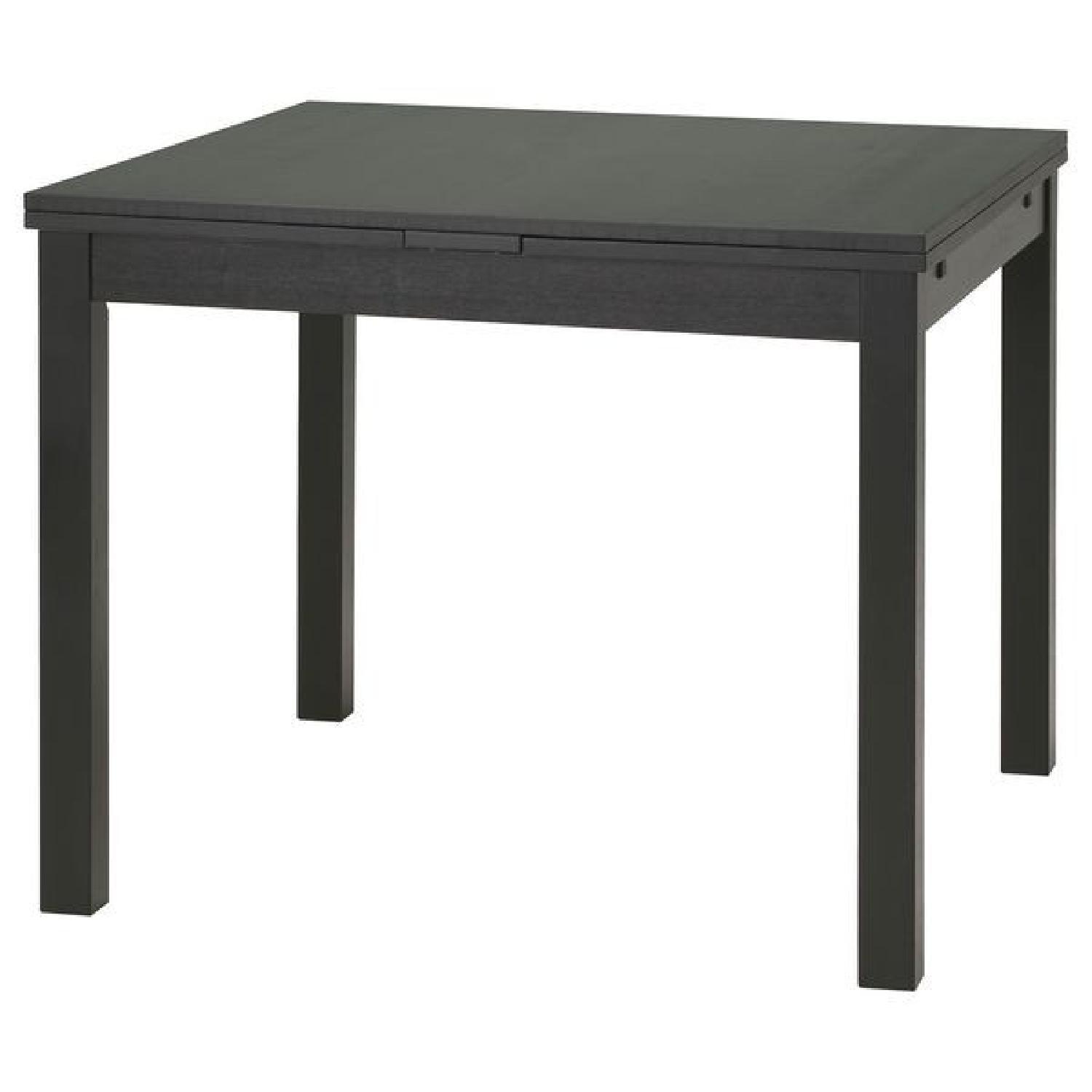 Ikea Bjursta Square Extendable Table AptDeco