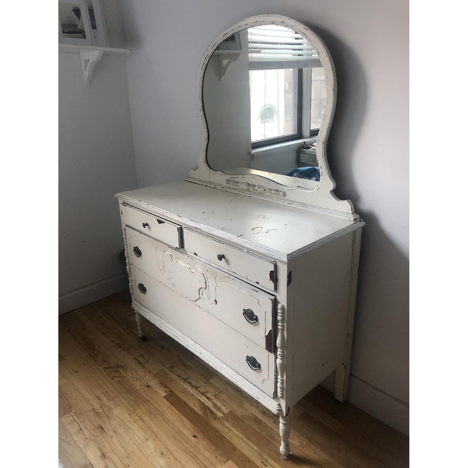 Vintage Shabby Chic Dresser w/ Mirror - image-2