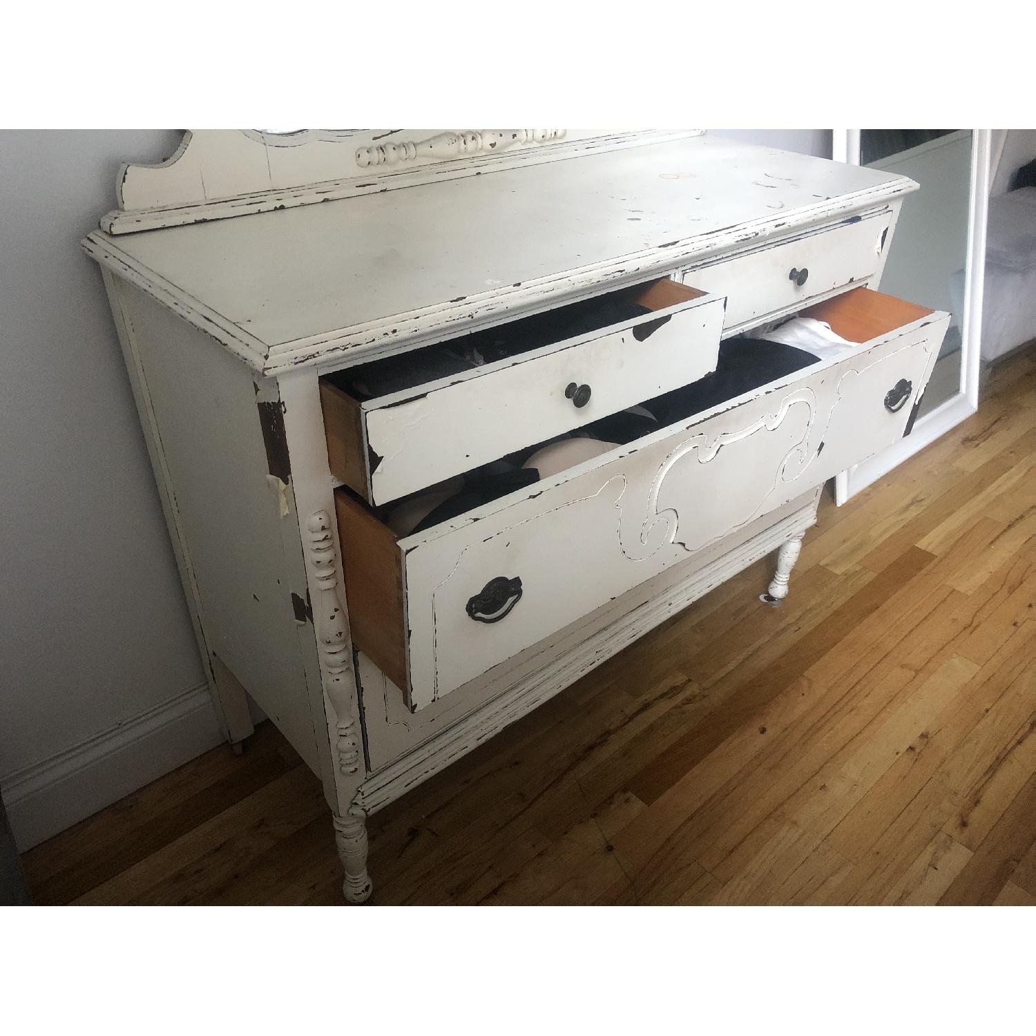 Vintage Shabby Chic Dresser w/ Mirror - image-3