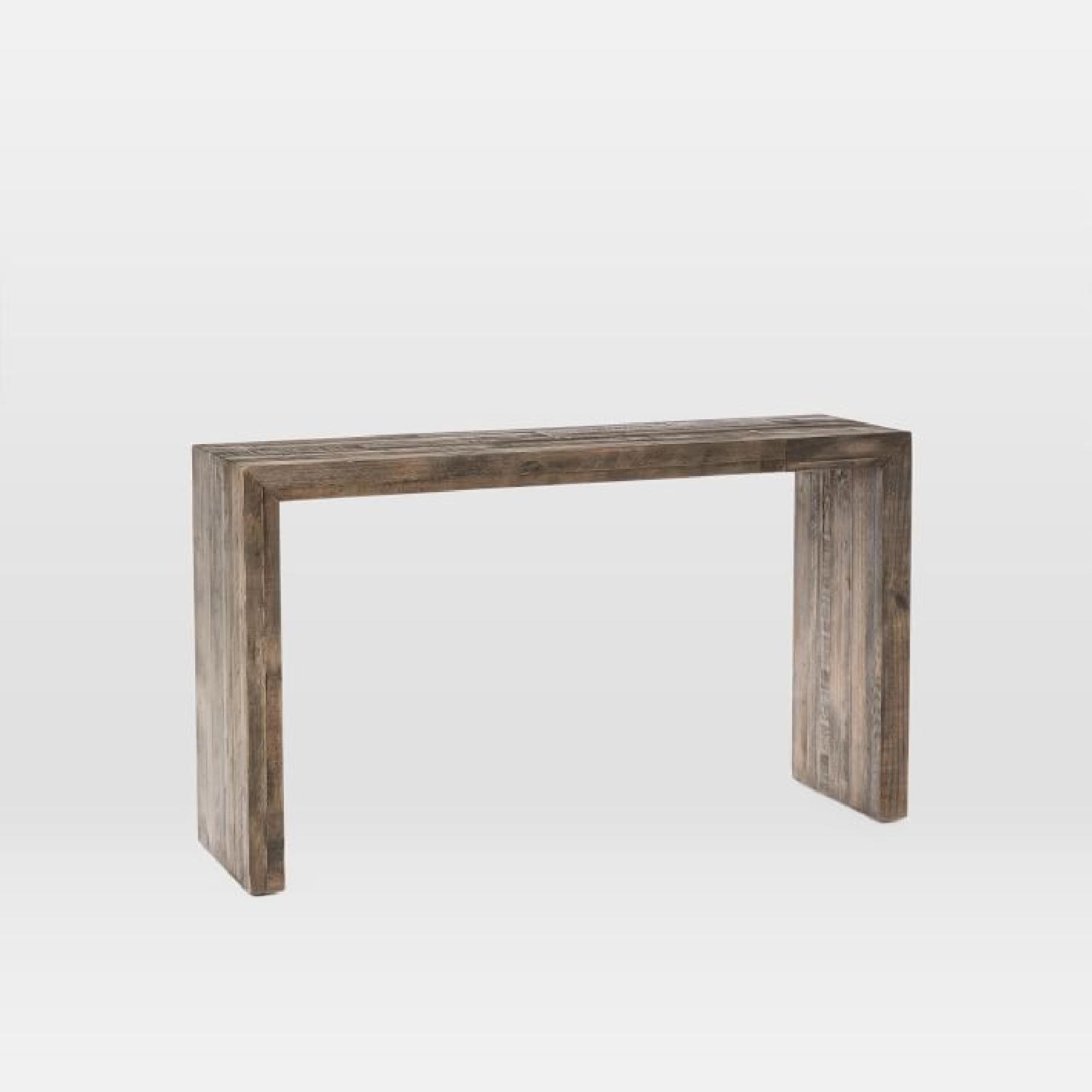 West Elm Emmerson Reclaimed Wood Console in Reclaimed Gray - image-2