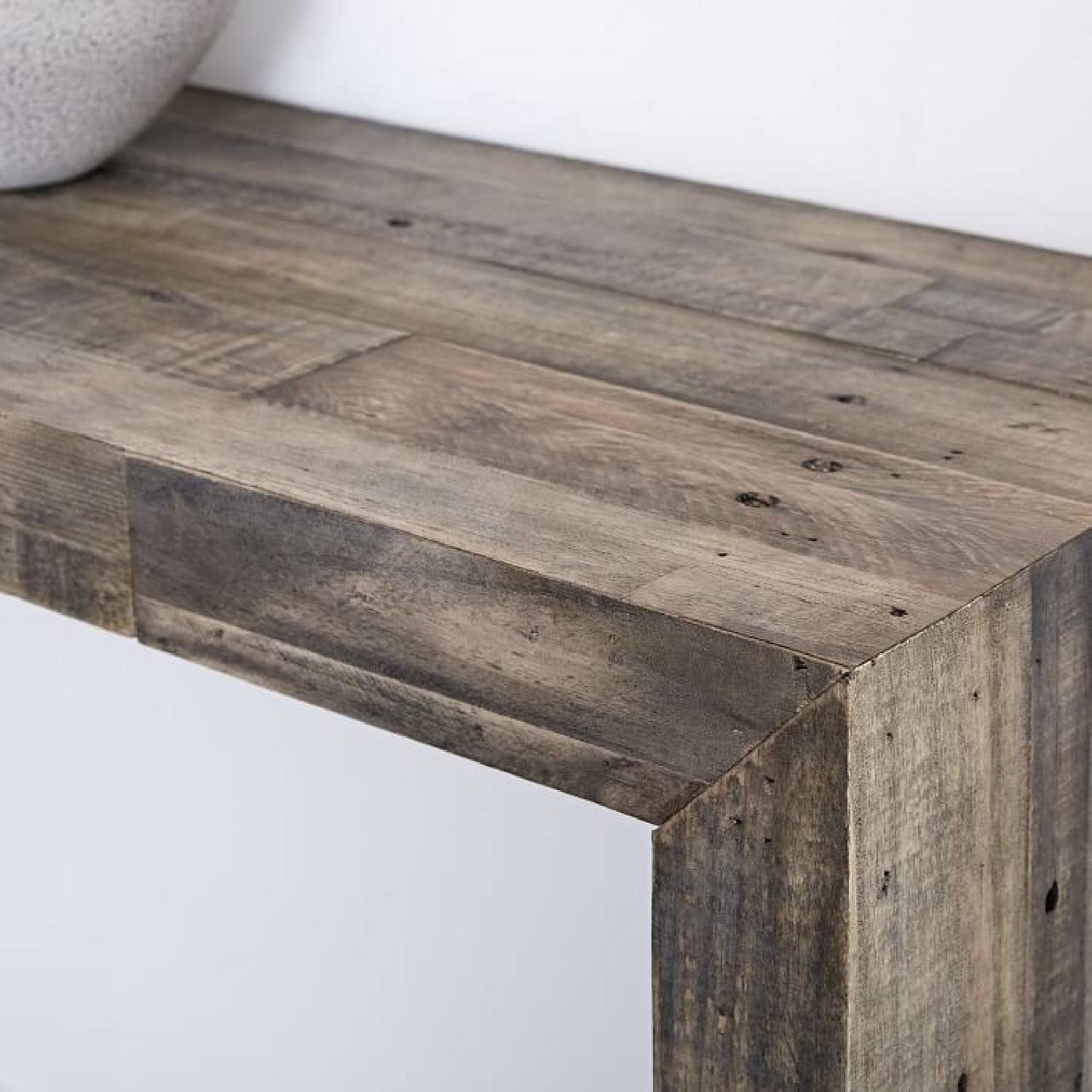 West Elm Emmerson Reclaimed Wood Console in Reclaimed Gray - image-3